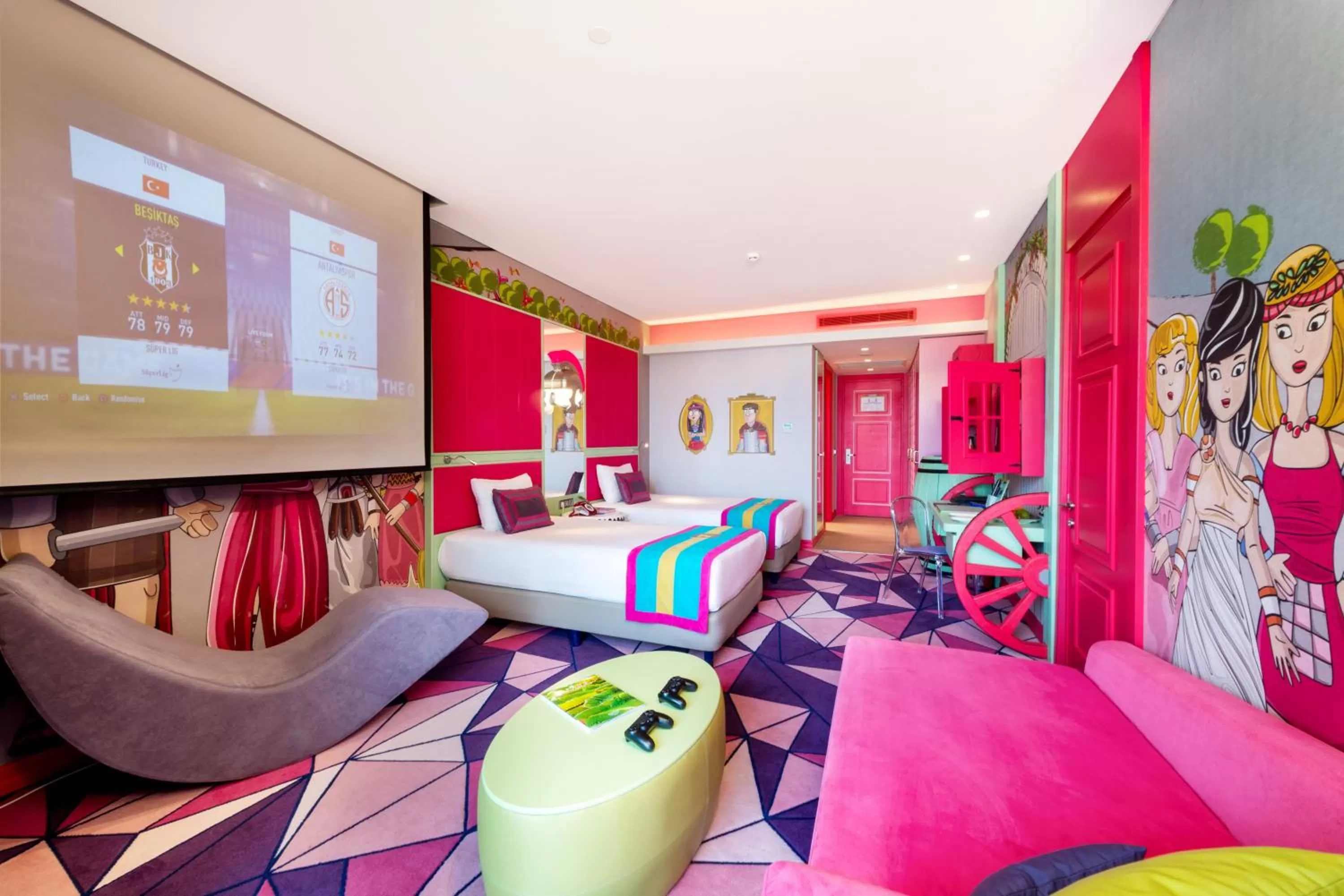 Bedroom, Bed in The Land Of Legends Kingdom Hotel - All-in Concept