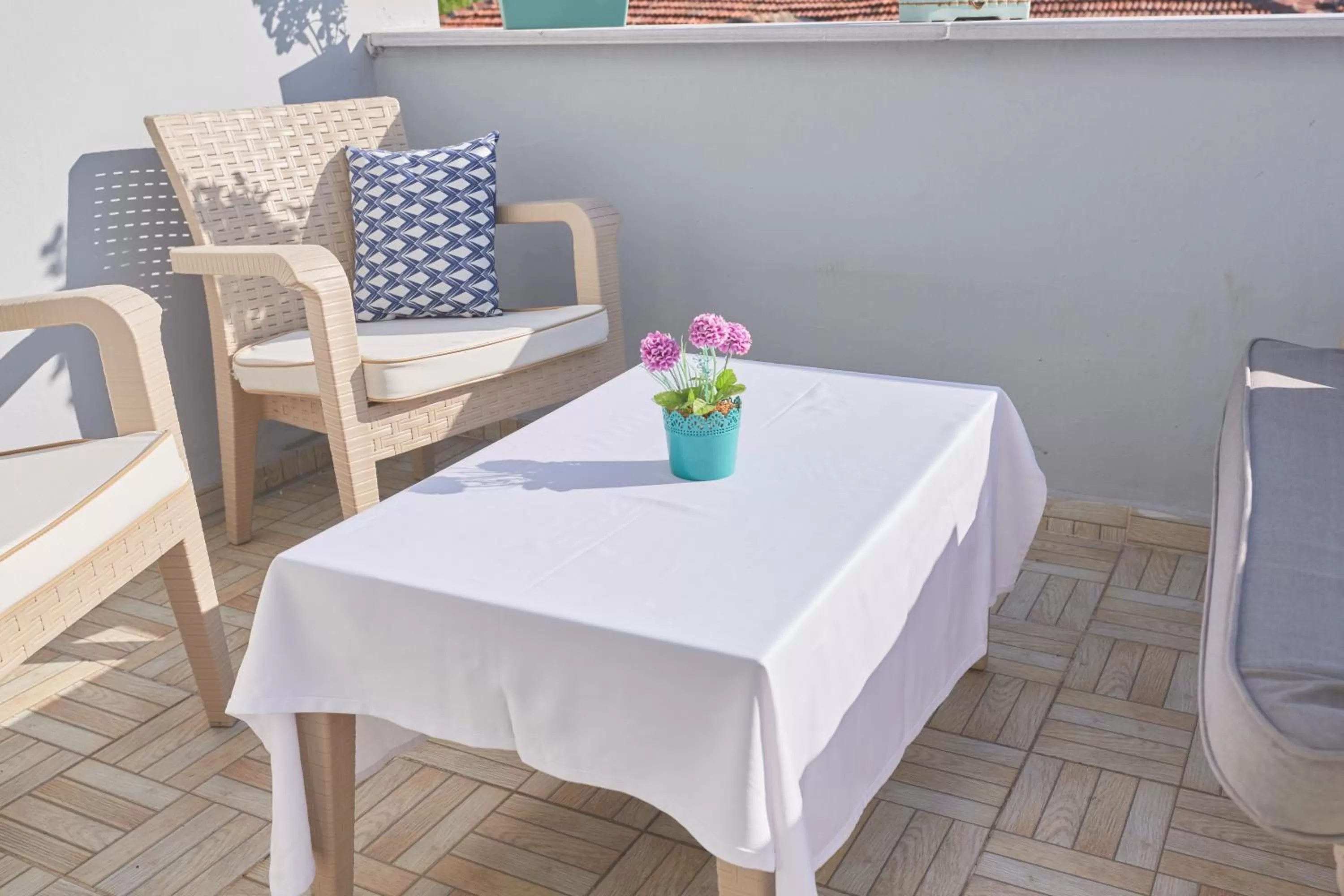 Patio in Albatros Hagia Sophia Hotel