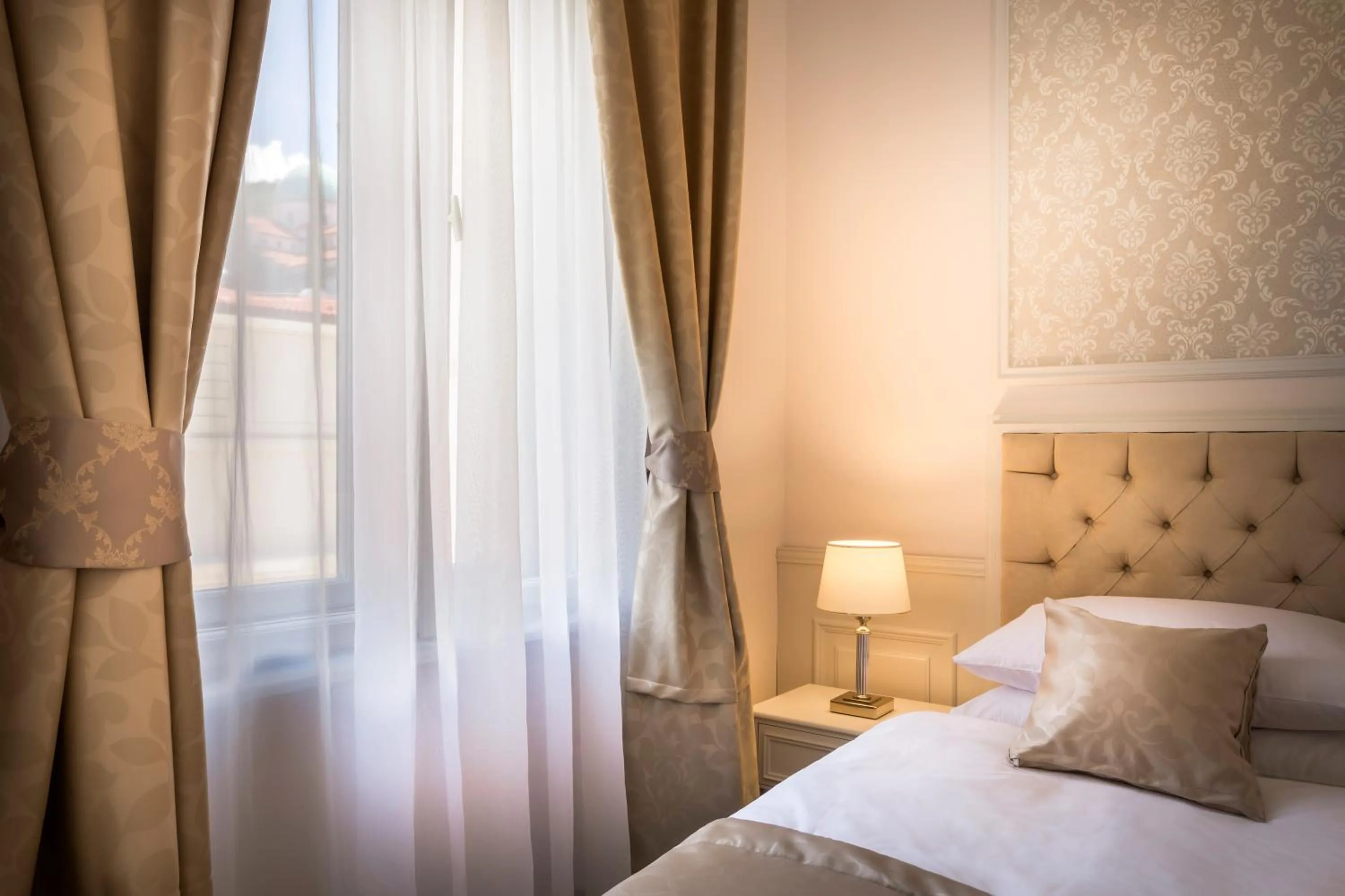 Bedroom, Bed in Hotel Bellevue - by Liburnia Hotels & Villas