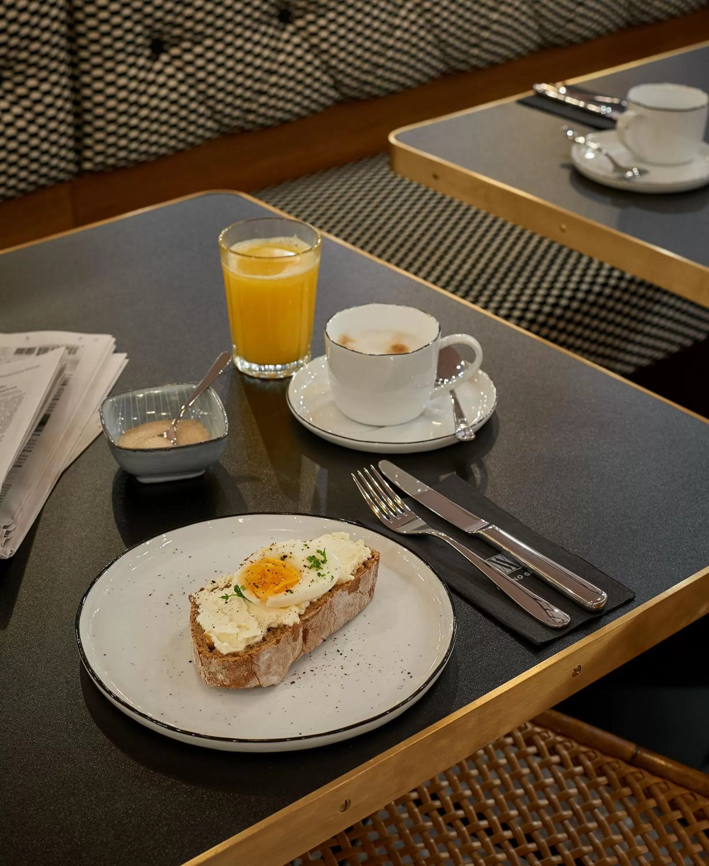 Food and drinks in Hotel MIO by AMANO