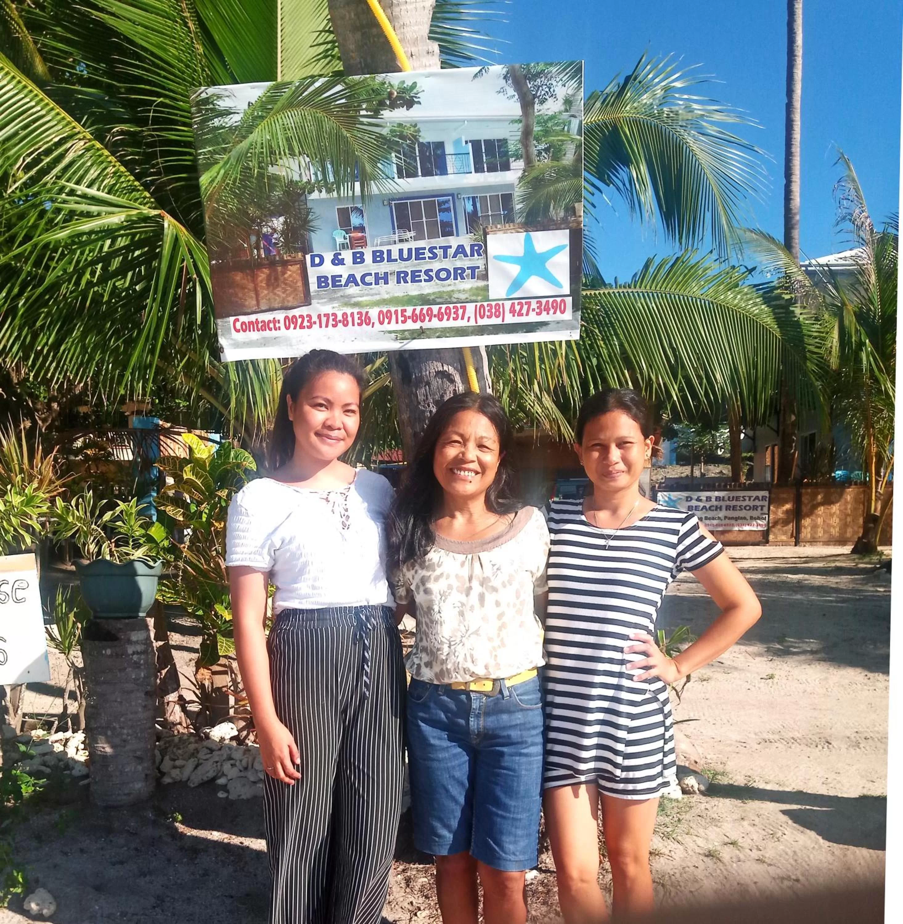 People in D & B BLUESTAR BEACH RESORT