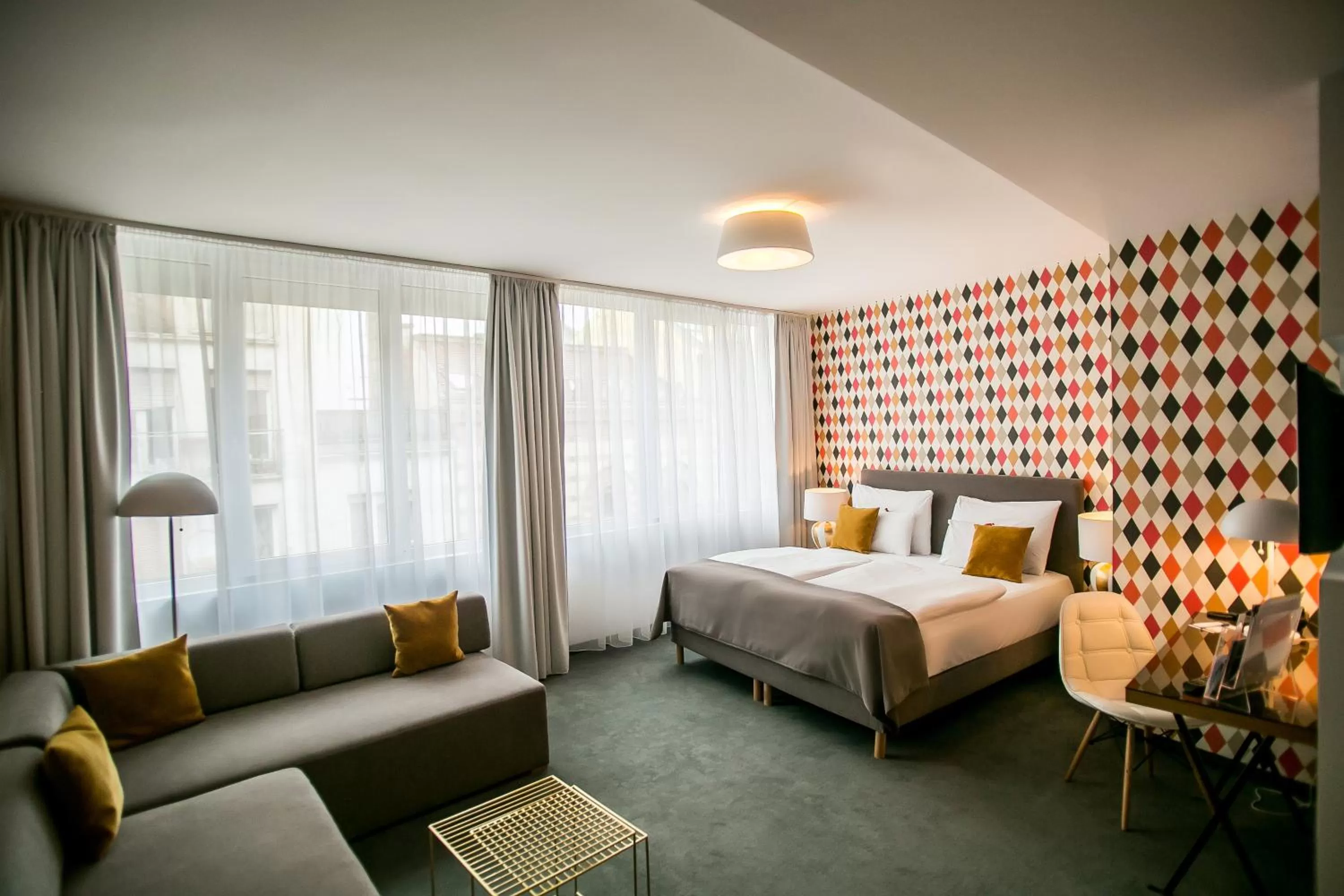 Bed in Roombach Hotel Budapest Center