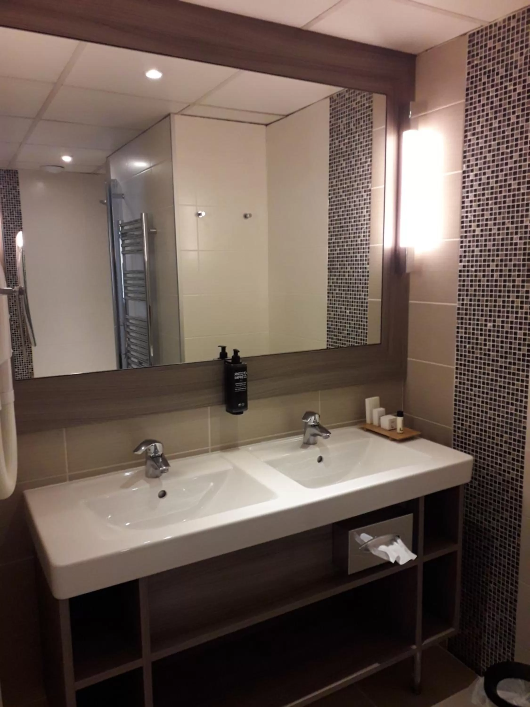 Bathroom in ibis Styles Melun