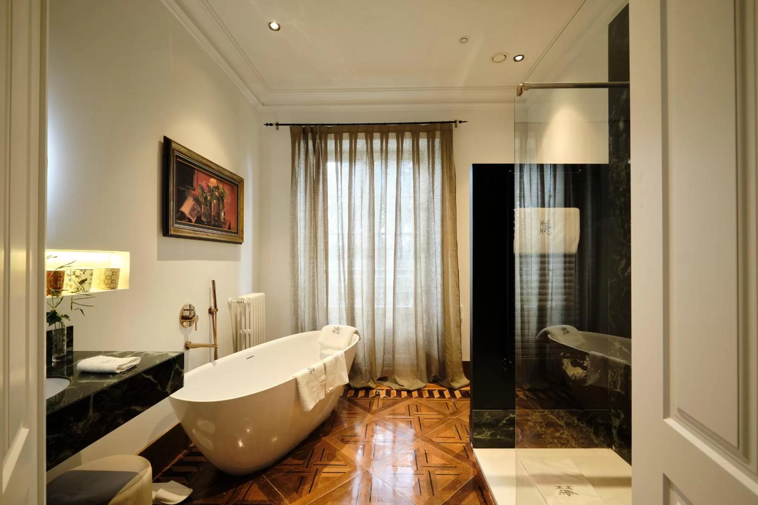 Bathroom, Bed in HOTEL BOUTIQUE VILLA DEL MARQUÉS