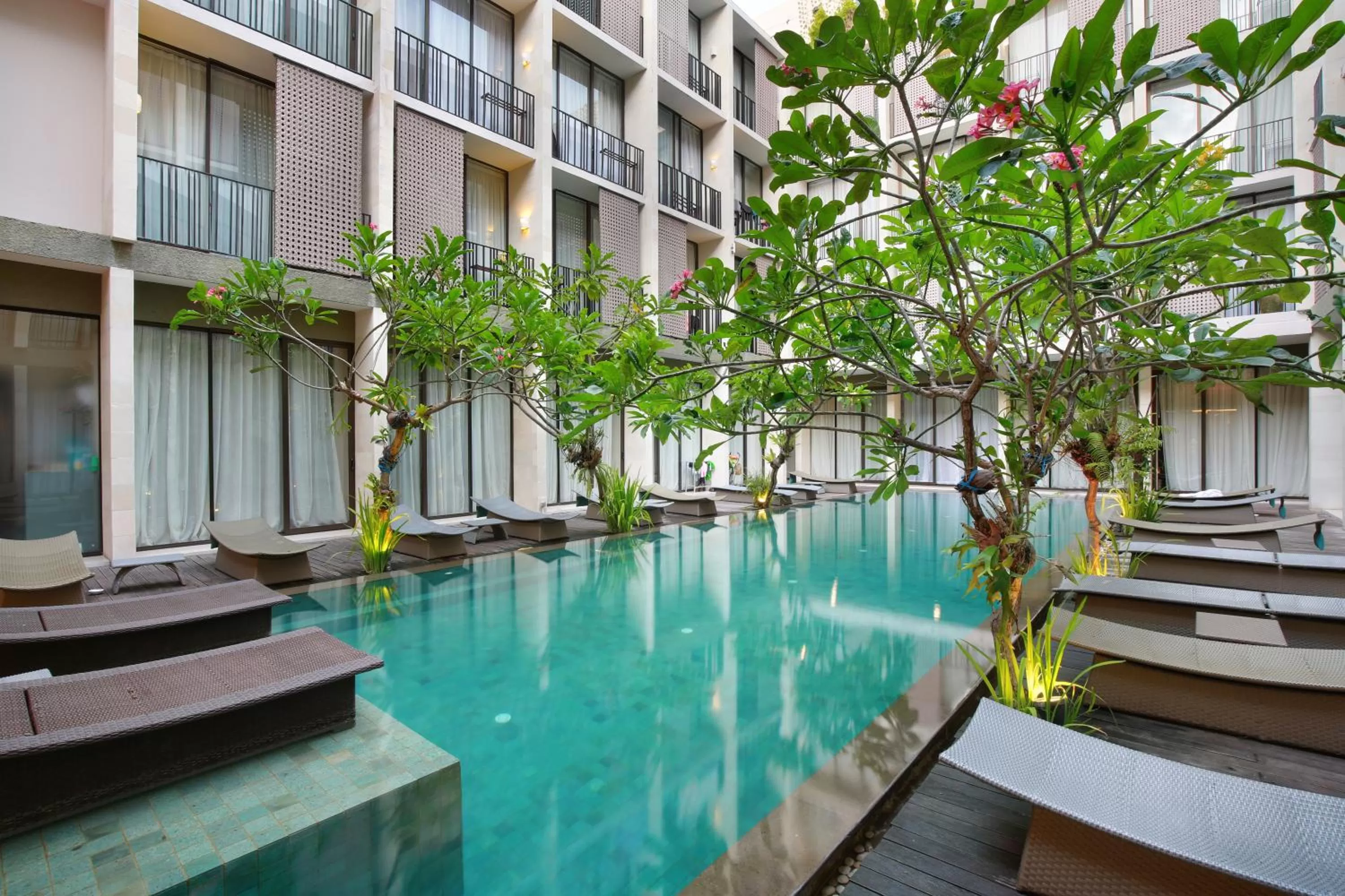 Swimming pool in Hotel Terrace at Kuta
