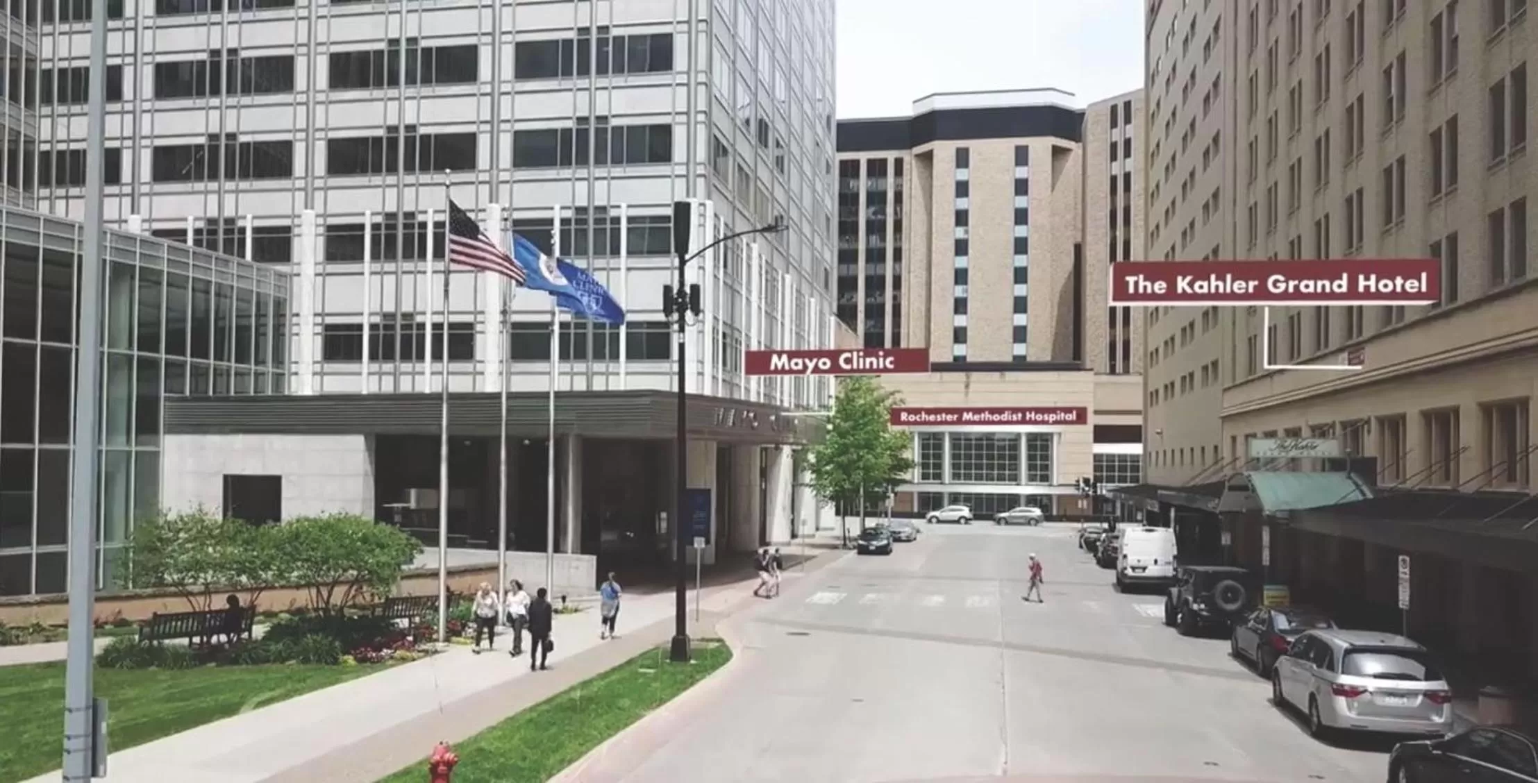 Property building in Kahler Grand Hotel