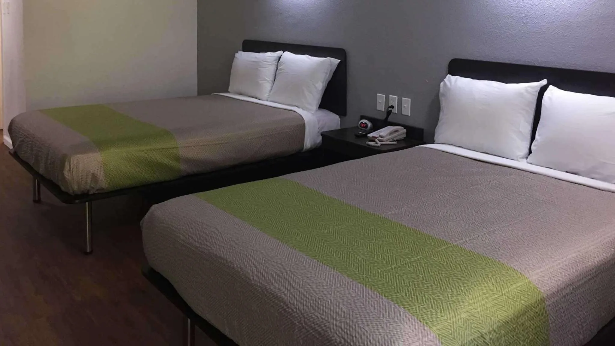 Bedroom, Bed in Studio 6-Longview, TX