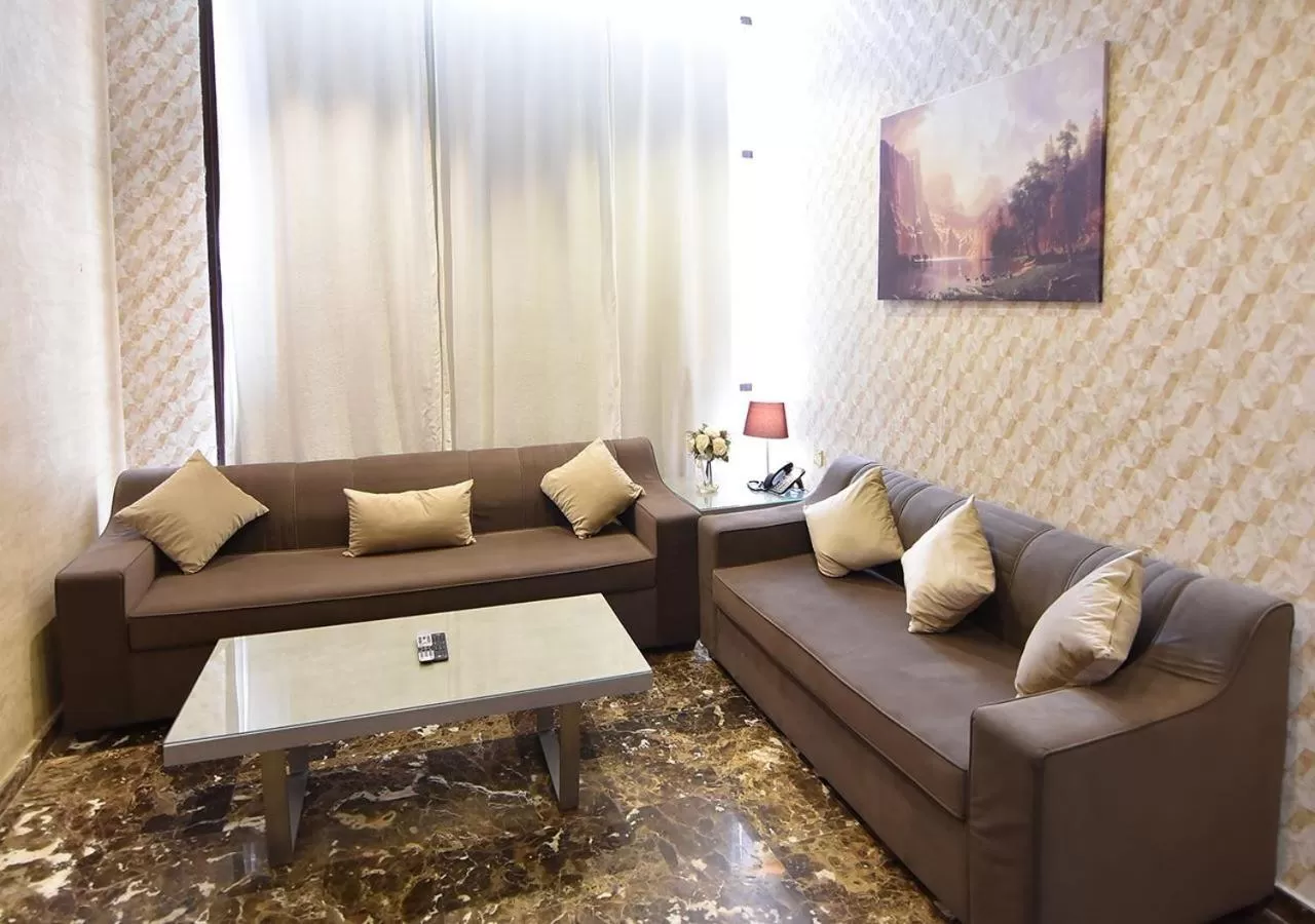 Seating Area in Rihanna Hotel Apartment