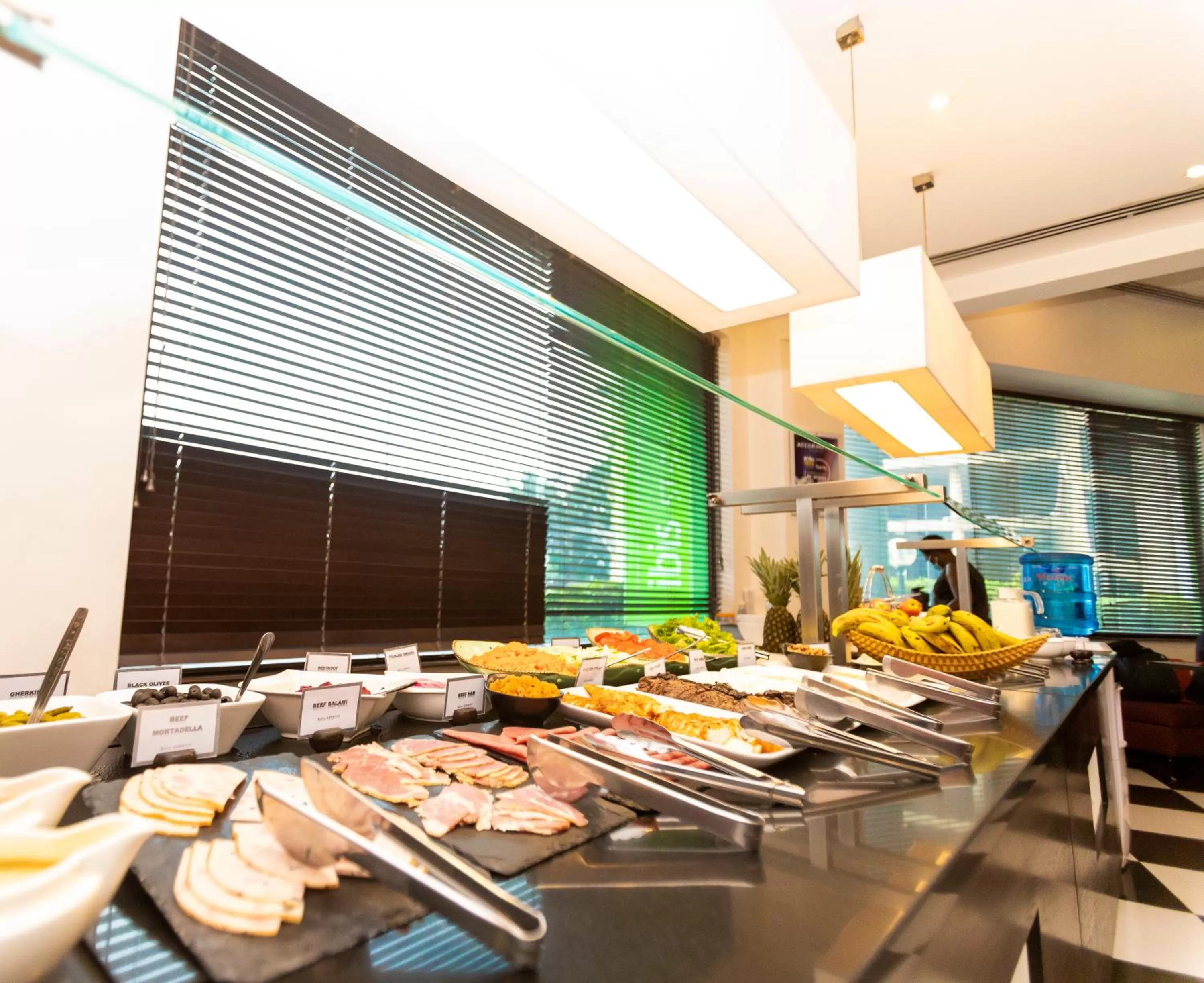 Buffet breakfast in Ibis Styles Accra Airport