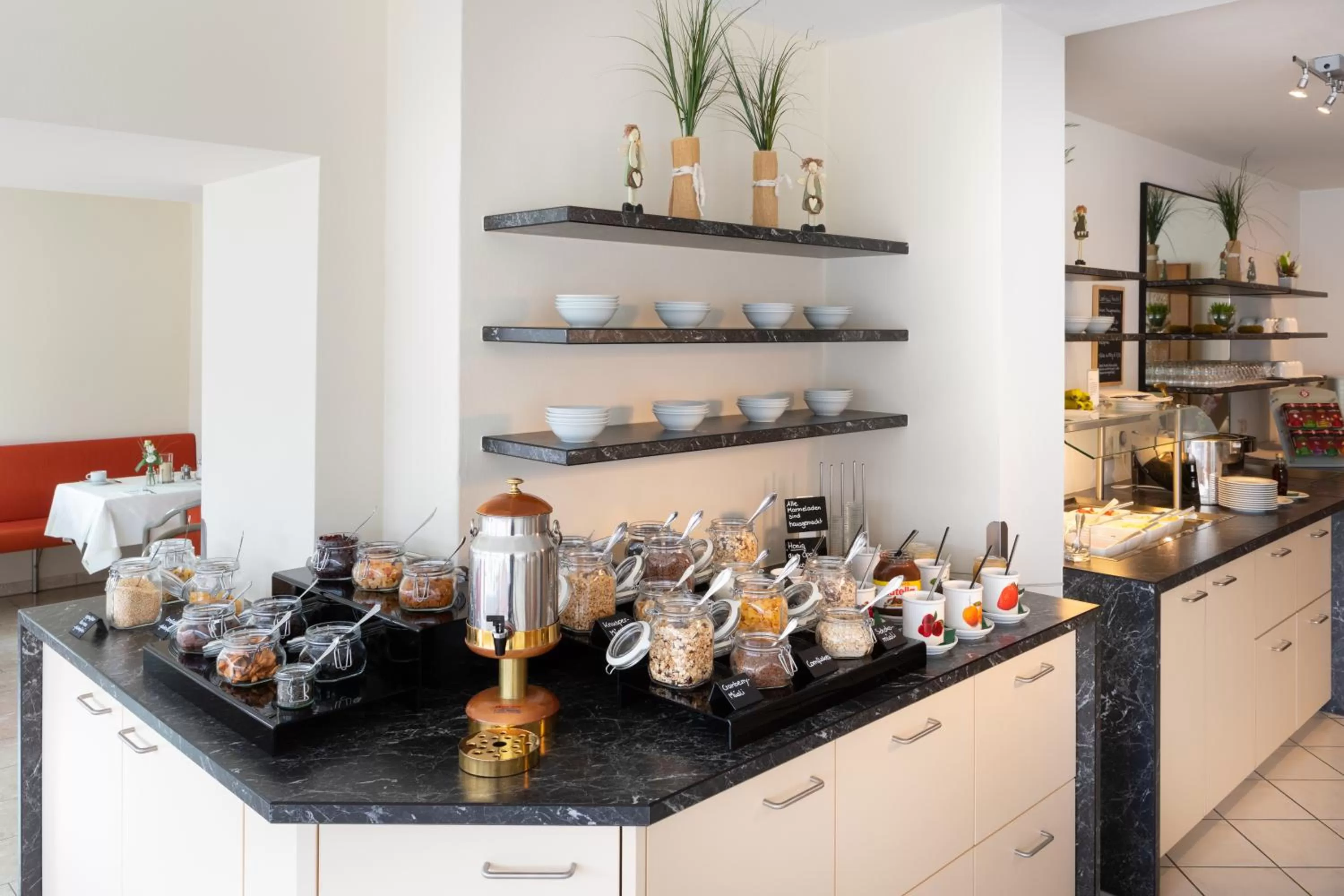 Buffet breakfast in Landhotel Restaurant Huberhof Allershausen