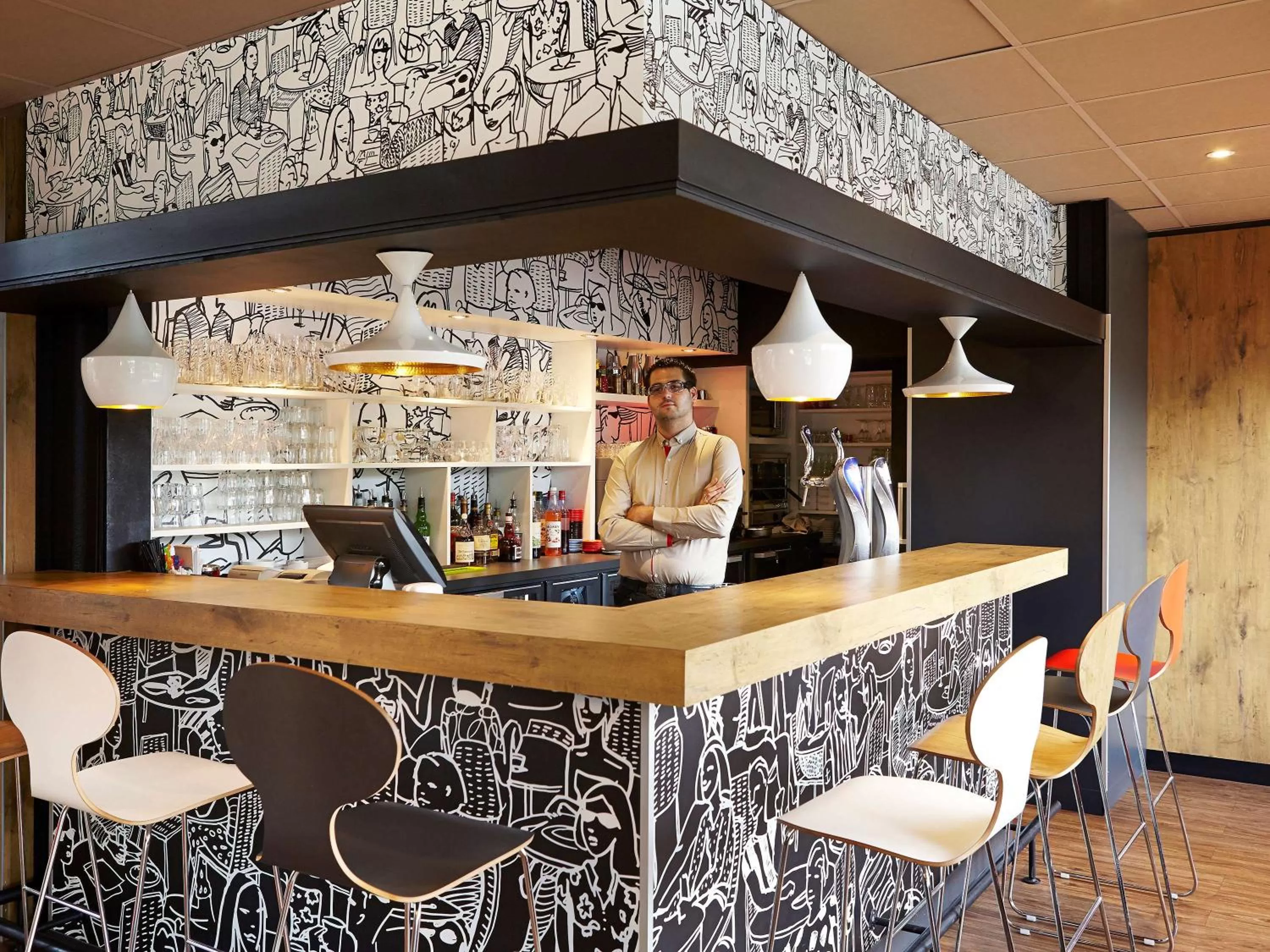 Lounge or bar in ibis Marne La Vallee Champs-sur-Marne