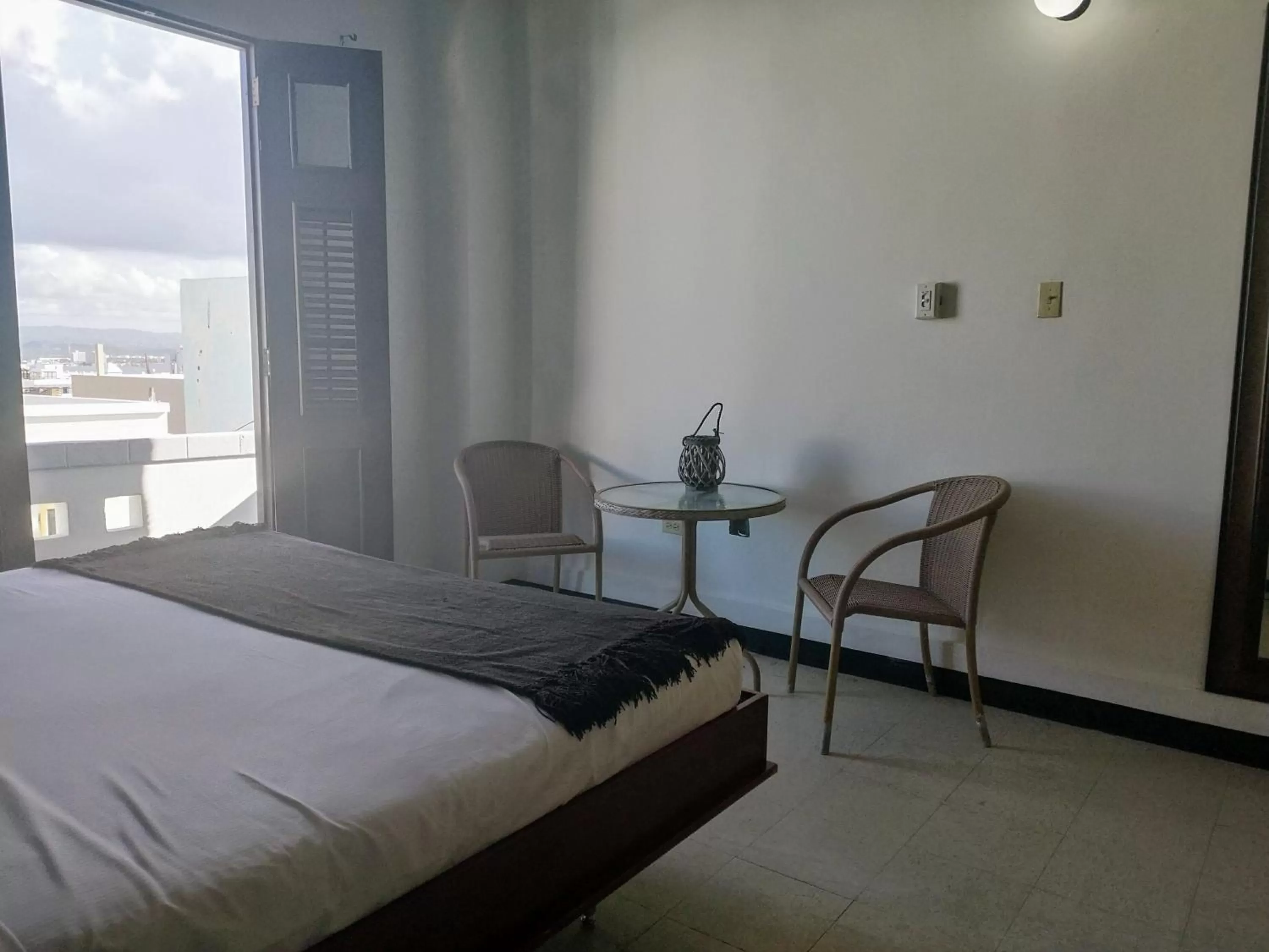 Bed in La Capitana Old San Juan Building