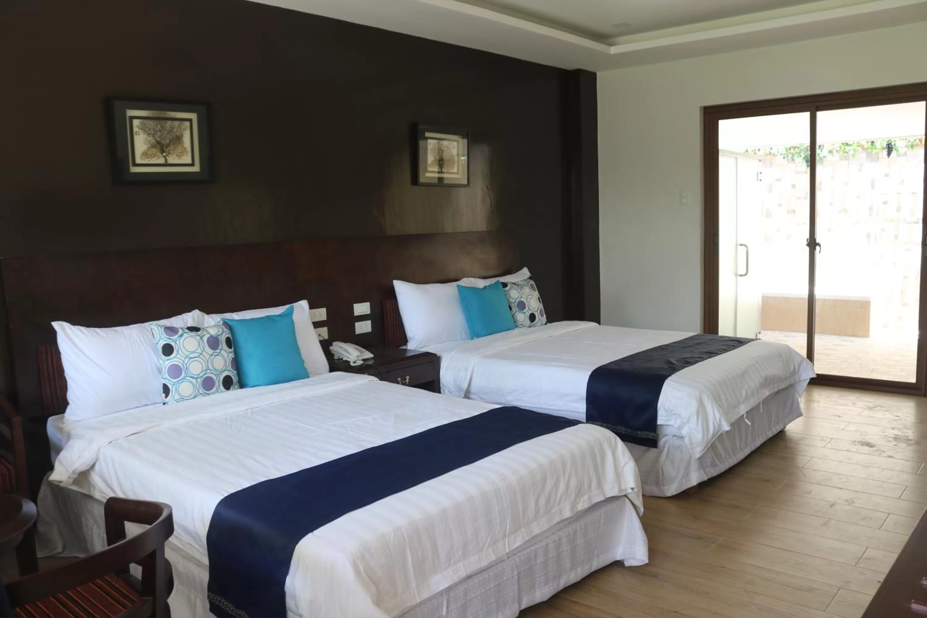Bed in Marand Beach Resort