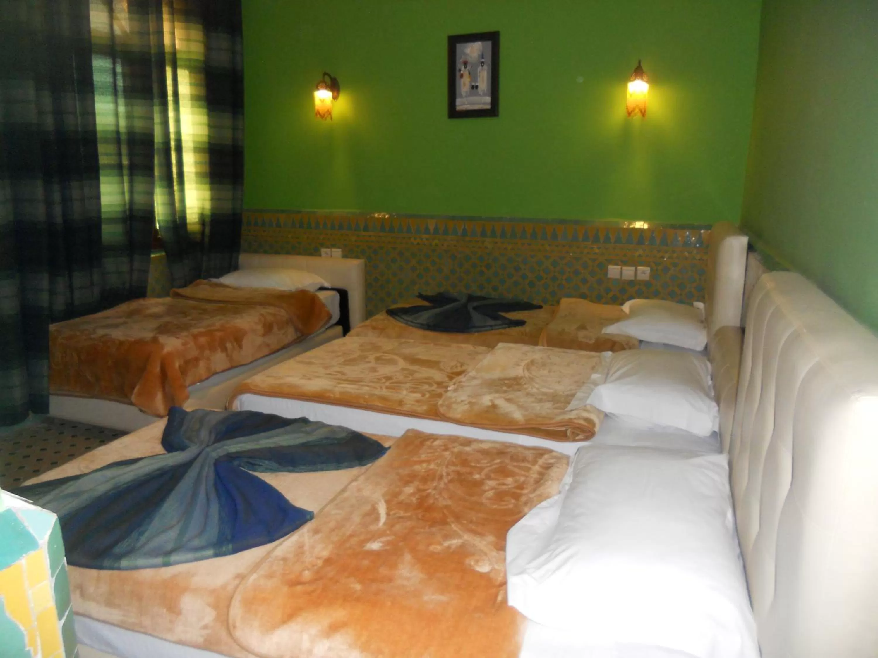 Bed in Riad Passiflora