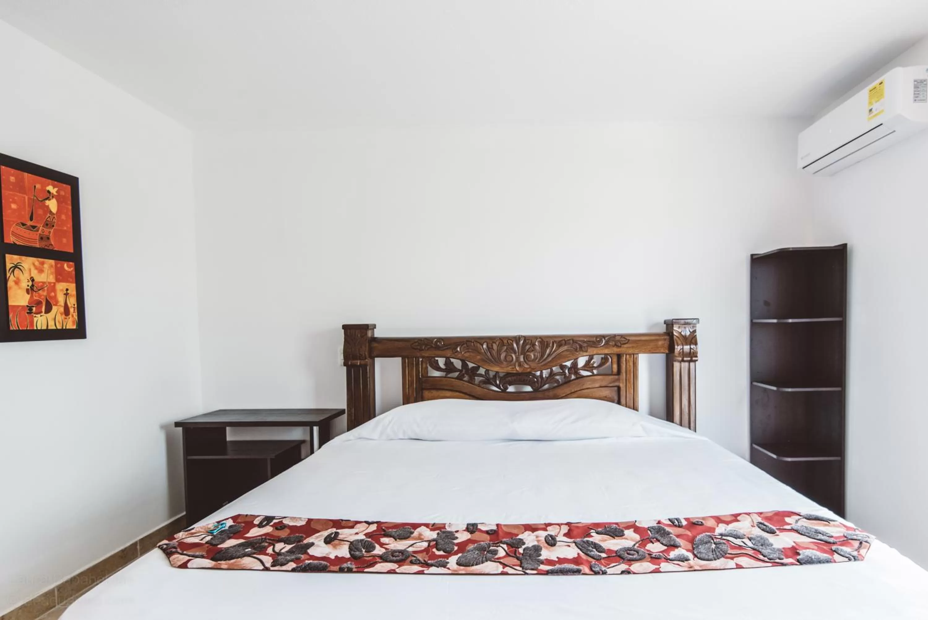 Bed in The Rock House Eco