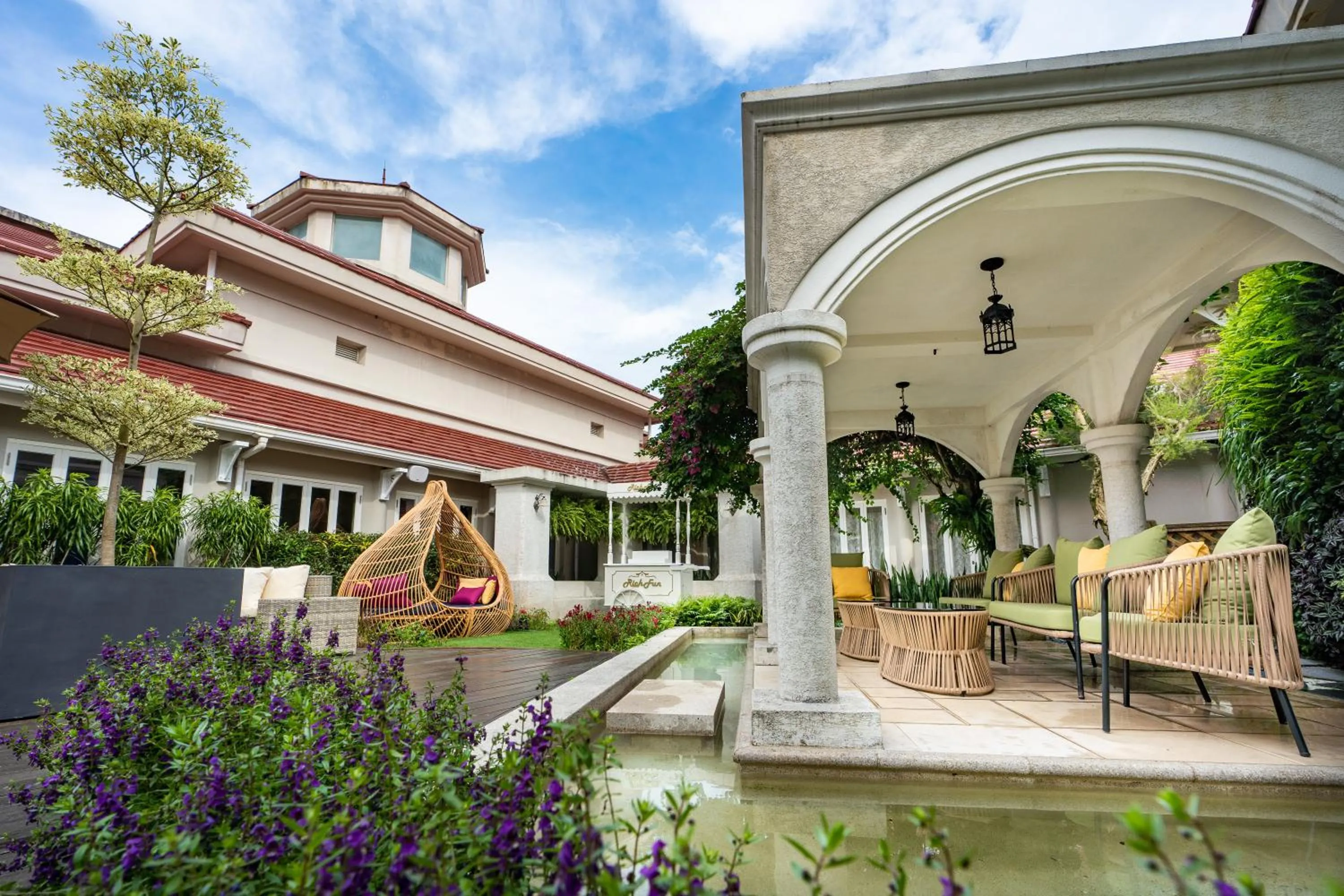 Garden view in Hualien Farglory Hotel