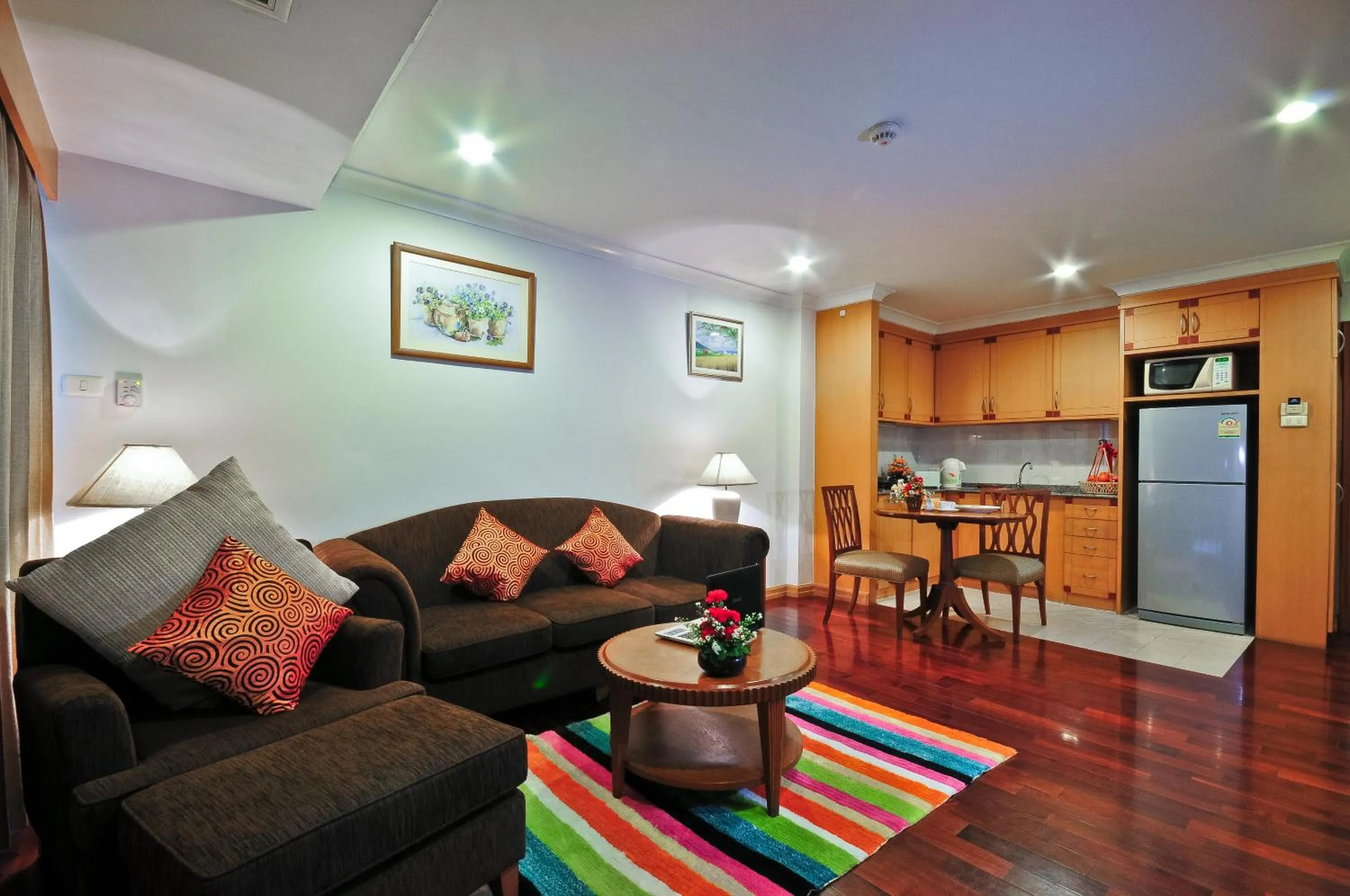 Living room in Admiral Suites Bangkok