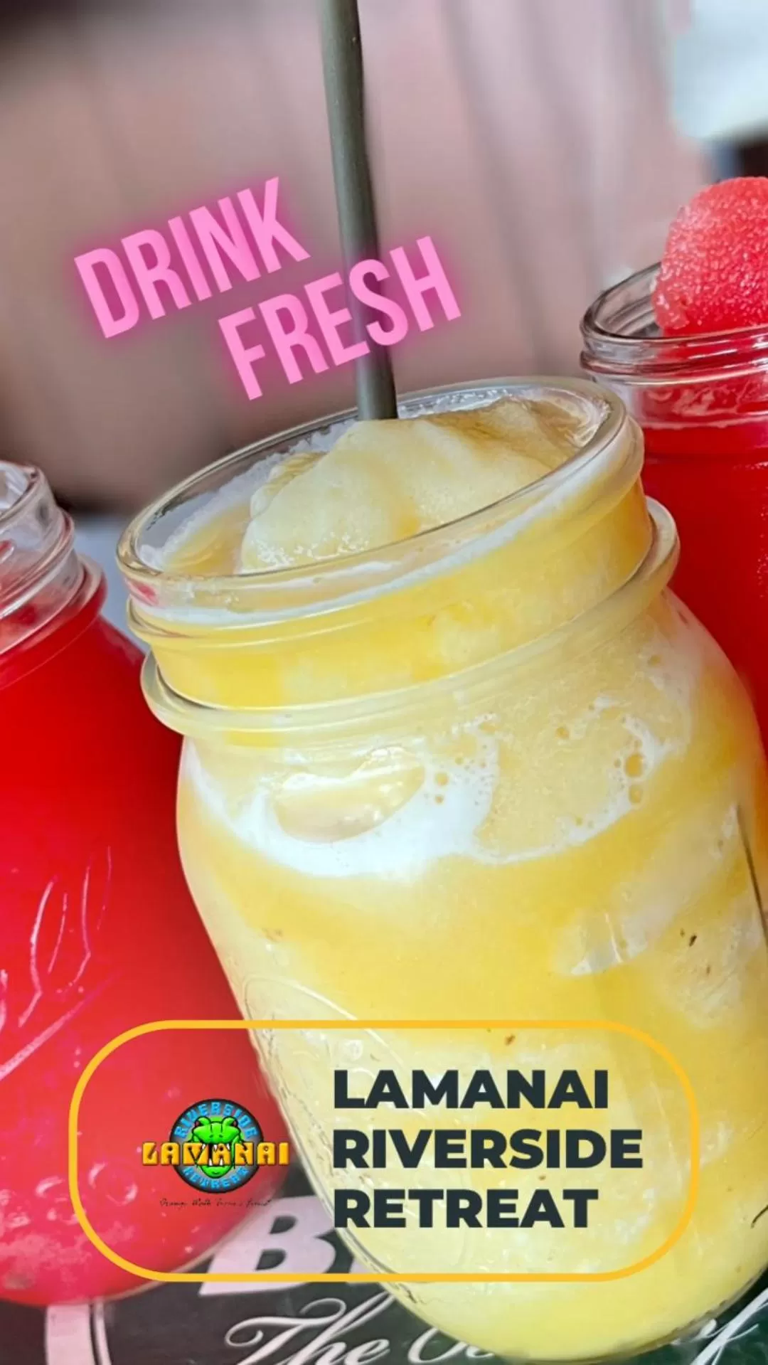 Lounge or bar, Drinks in Lamanai Riverside Retreat