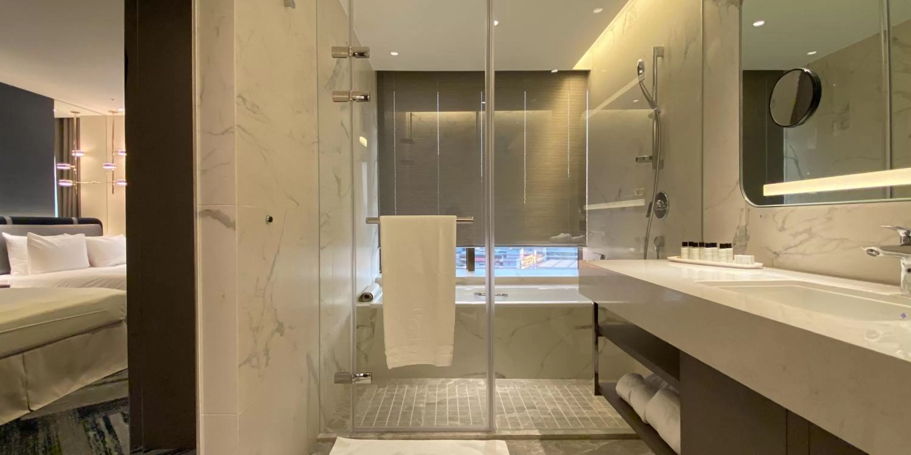 Bathroom in Monarch Plaza Hotel