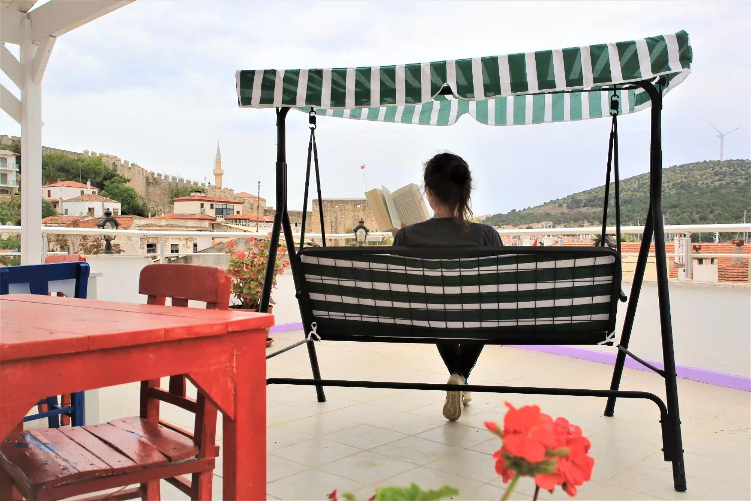 Balcony/Terrace in Lavender Otel