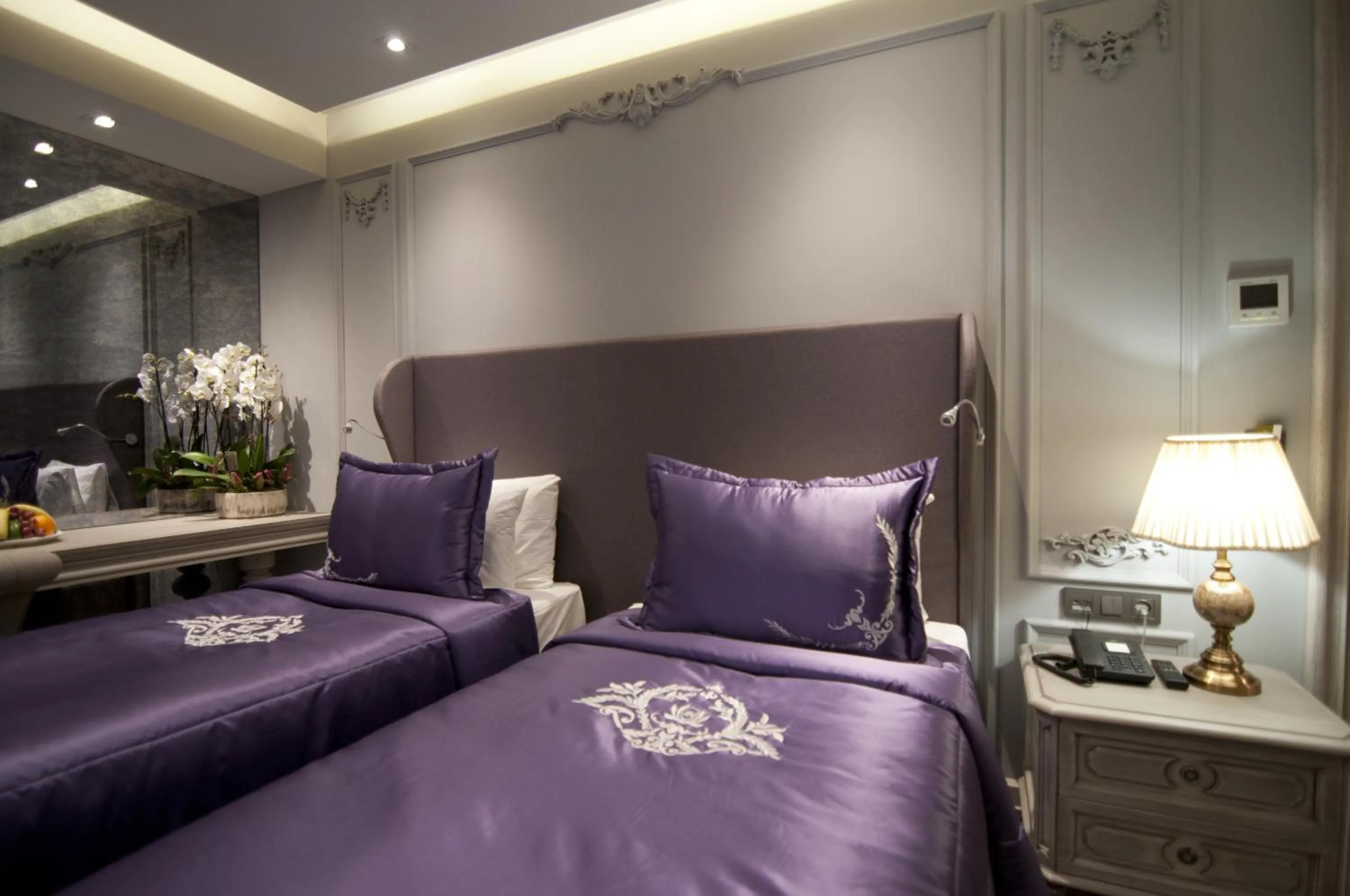 Bed in TK Taxim Bosphorus Hotel