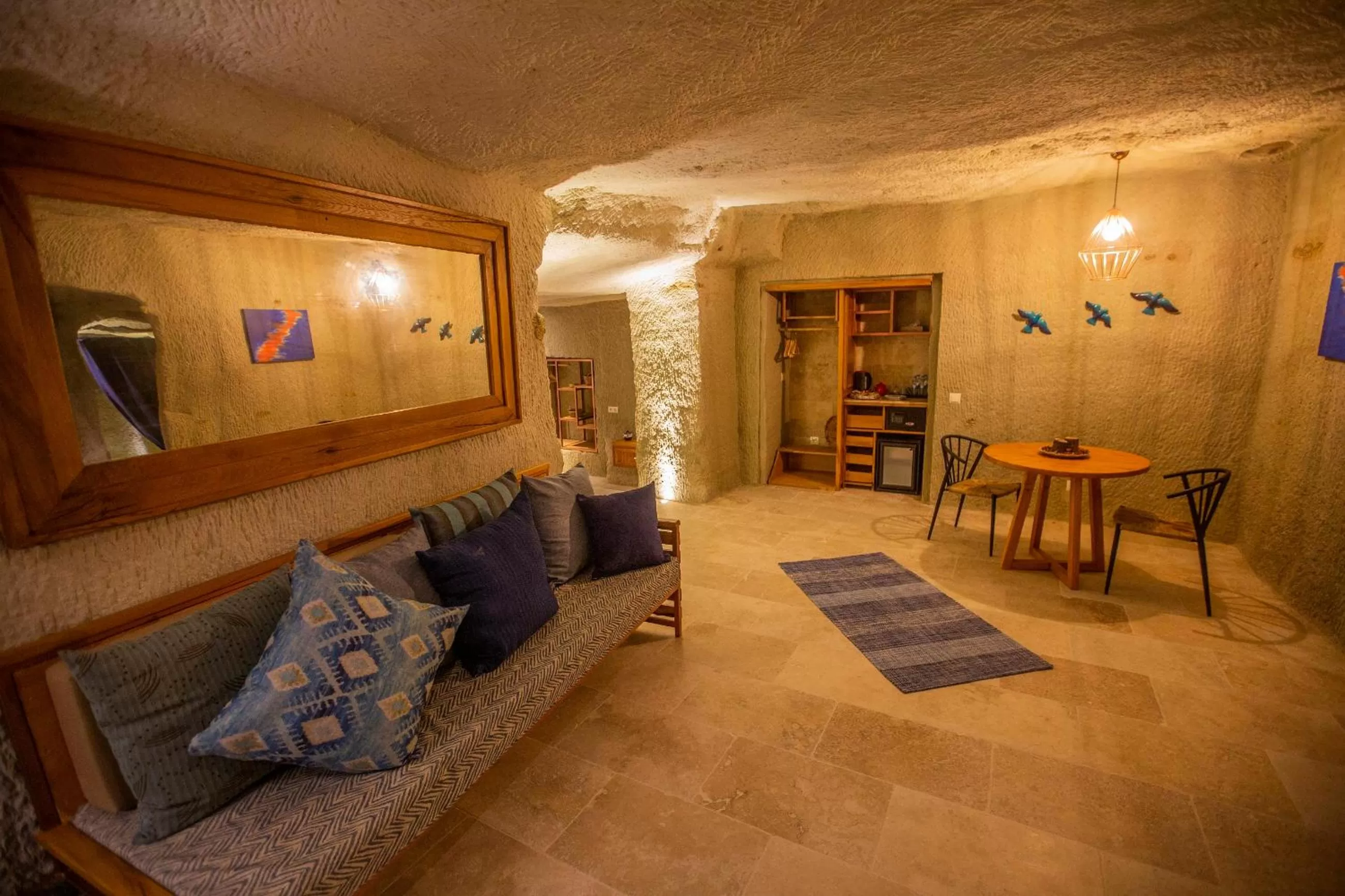 Living room in Azure Cave Suites - Cappadocia