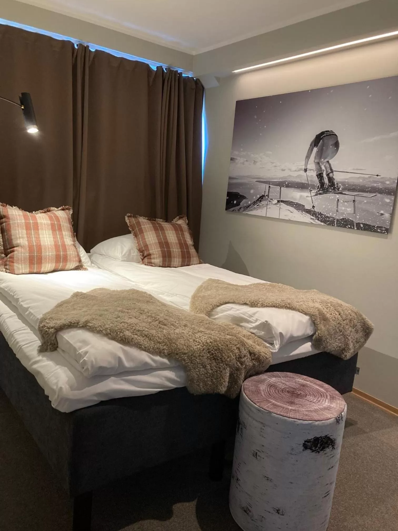 Bed in Breidablikk Guesthouse