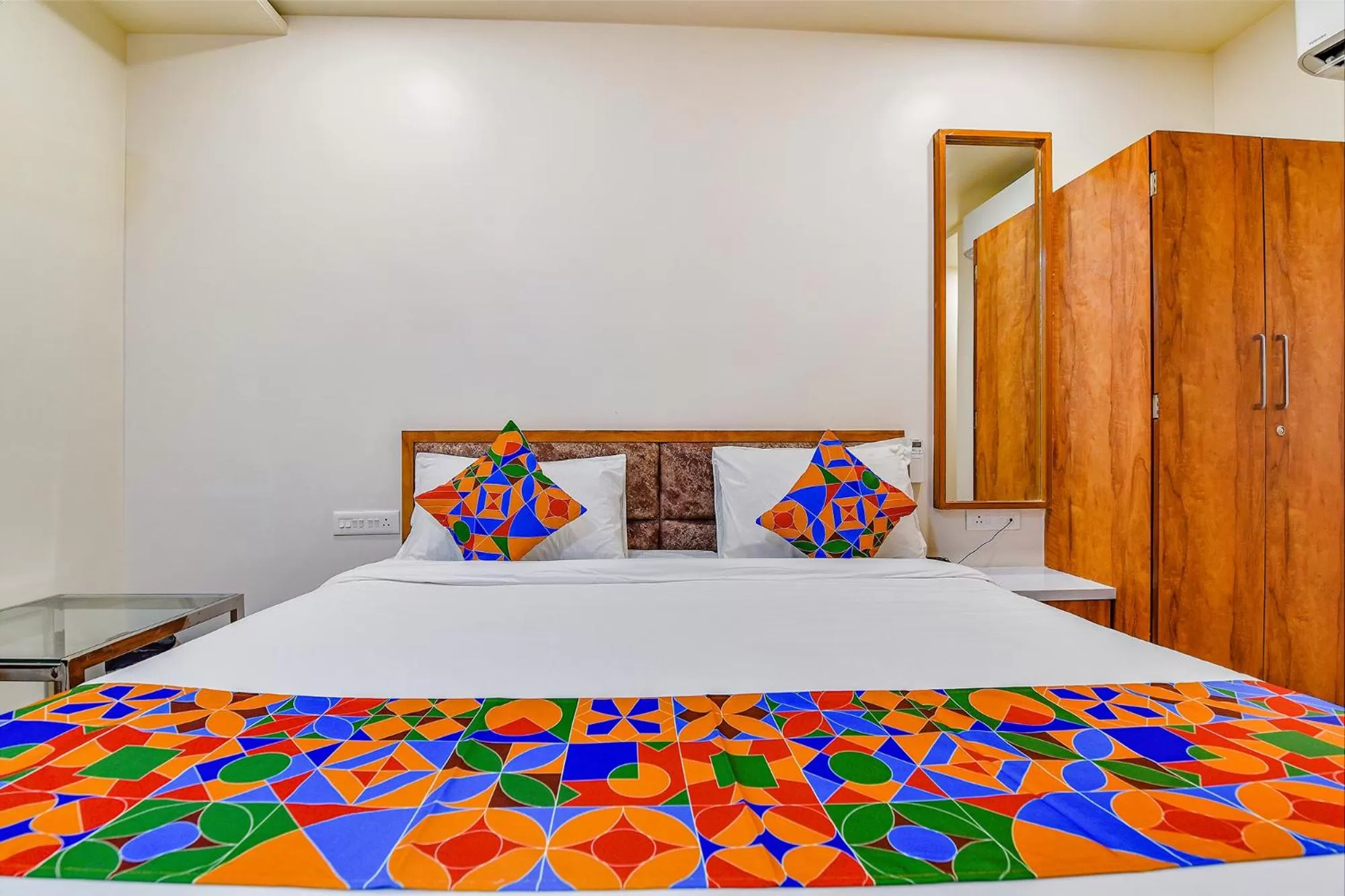 Bed in FabHotel Prime Rudra