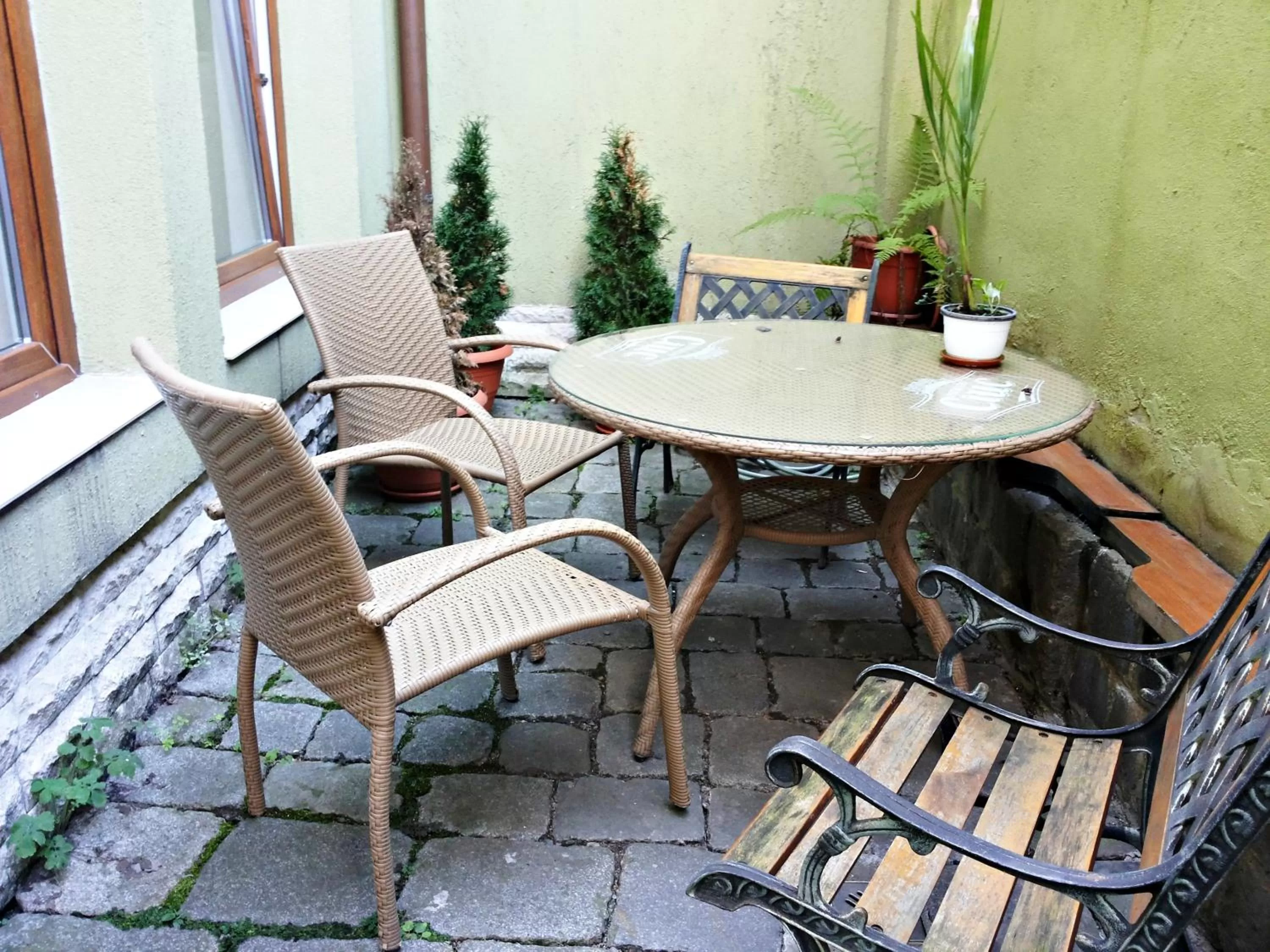 Patio in Lucas 10 Apartments