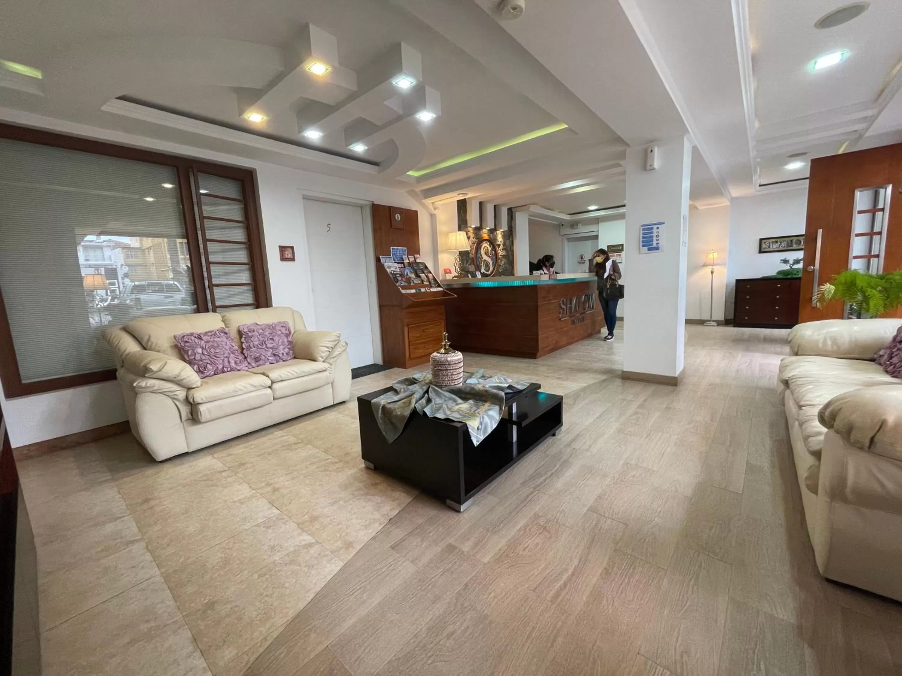 Lobby/Reception in Hotel Shalom