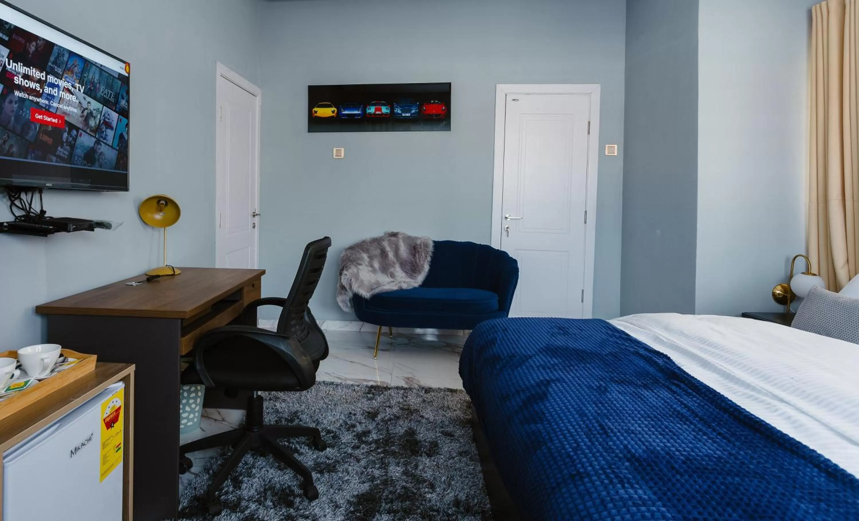 TV and multimedia, Seating Area in The Avery Suites, East Legon