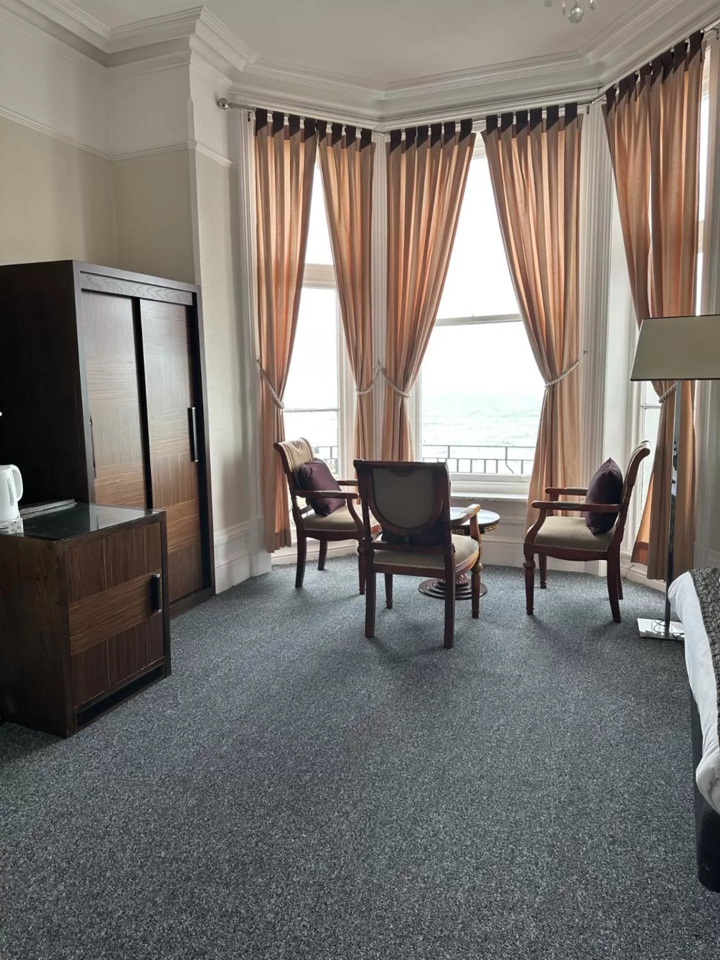 Seating area in Glastonbury Hotel