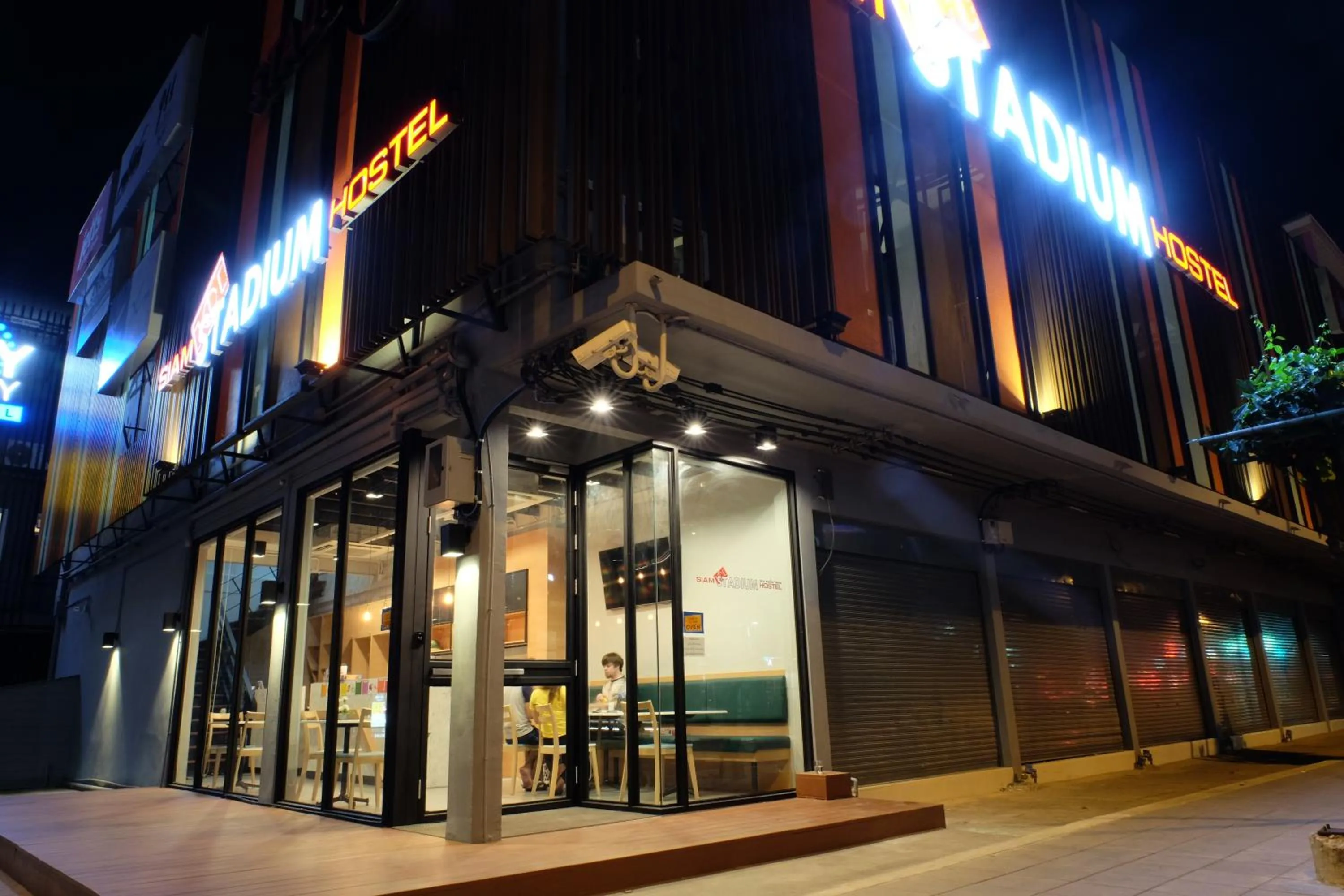 Property building in Siam Stadium Hostel