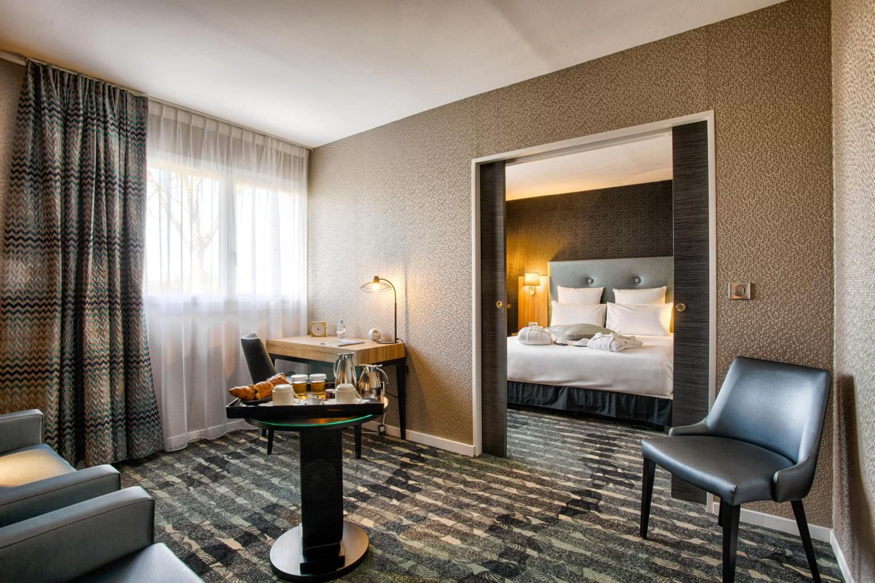 Bedroom, Bed in Mercure Cabourg Hôtel & Spa