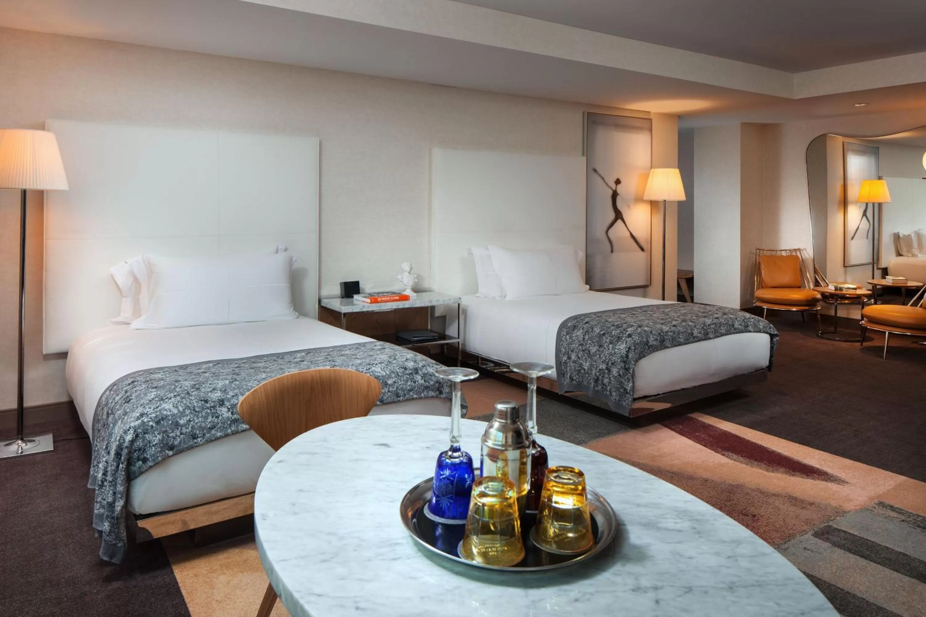 Bedroom, Bed in SLS Hotel, a Luxury Collection Hotel, Beverly Hills