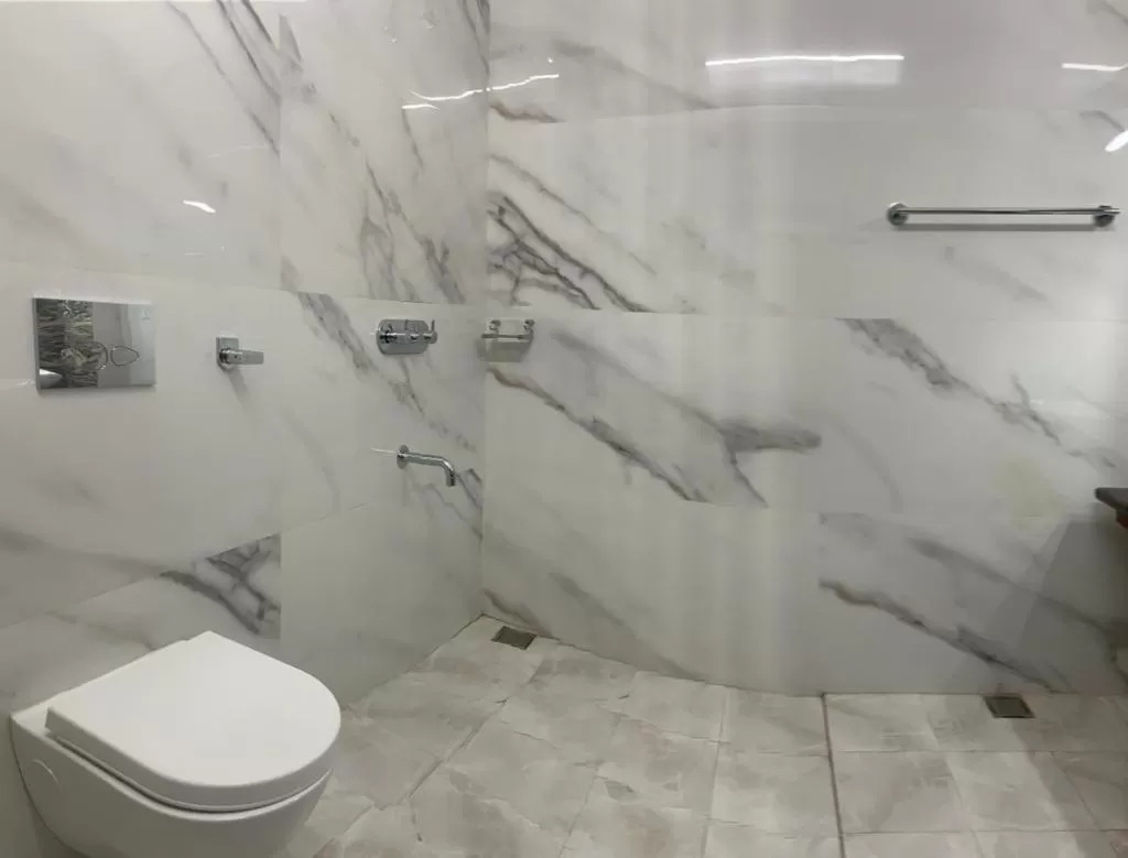 Bathroom in Hotel Swagatam