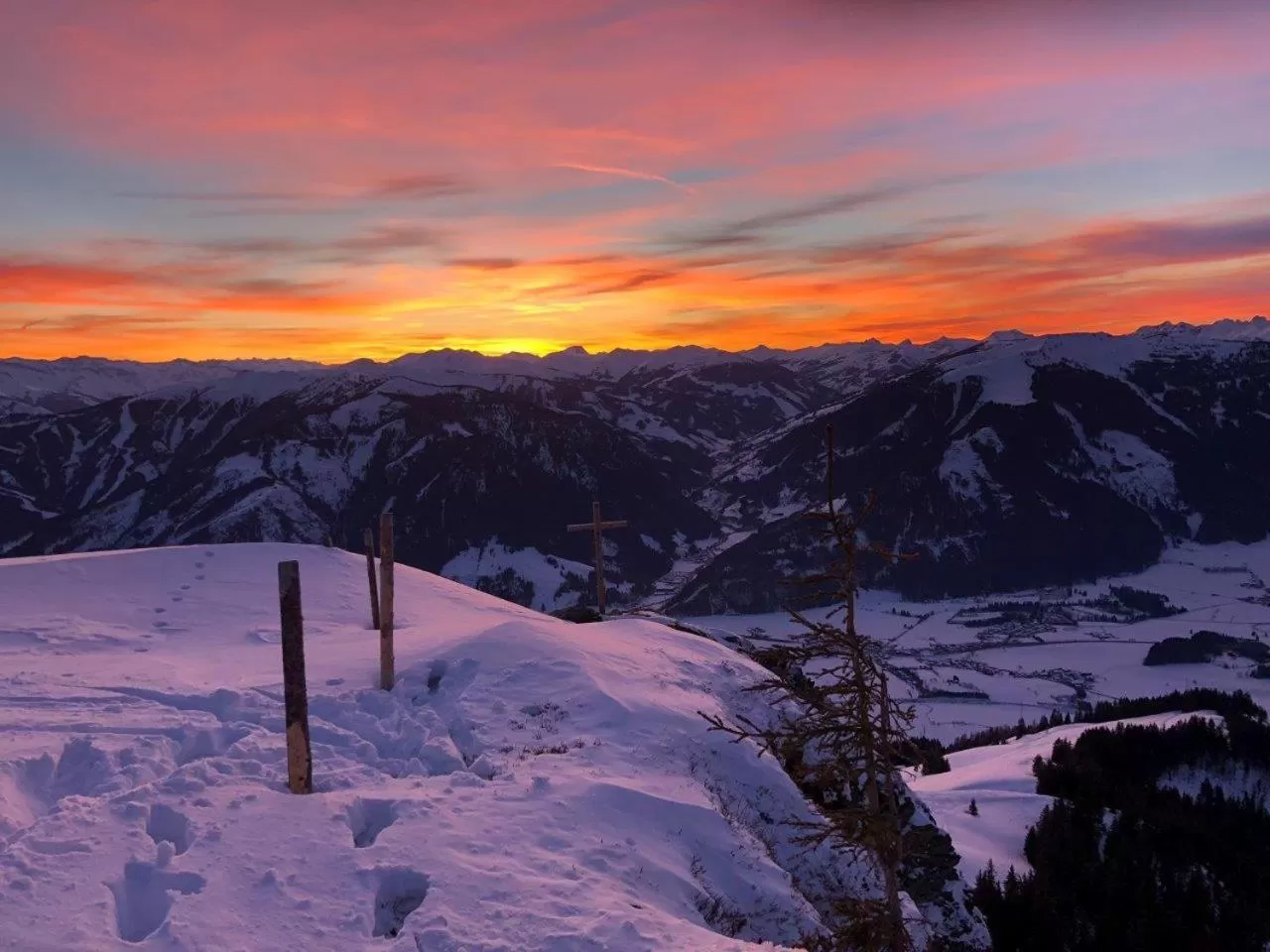 Sunrise in Hotel Quehenberger