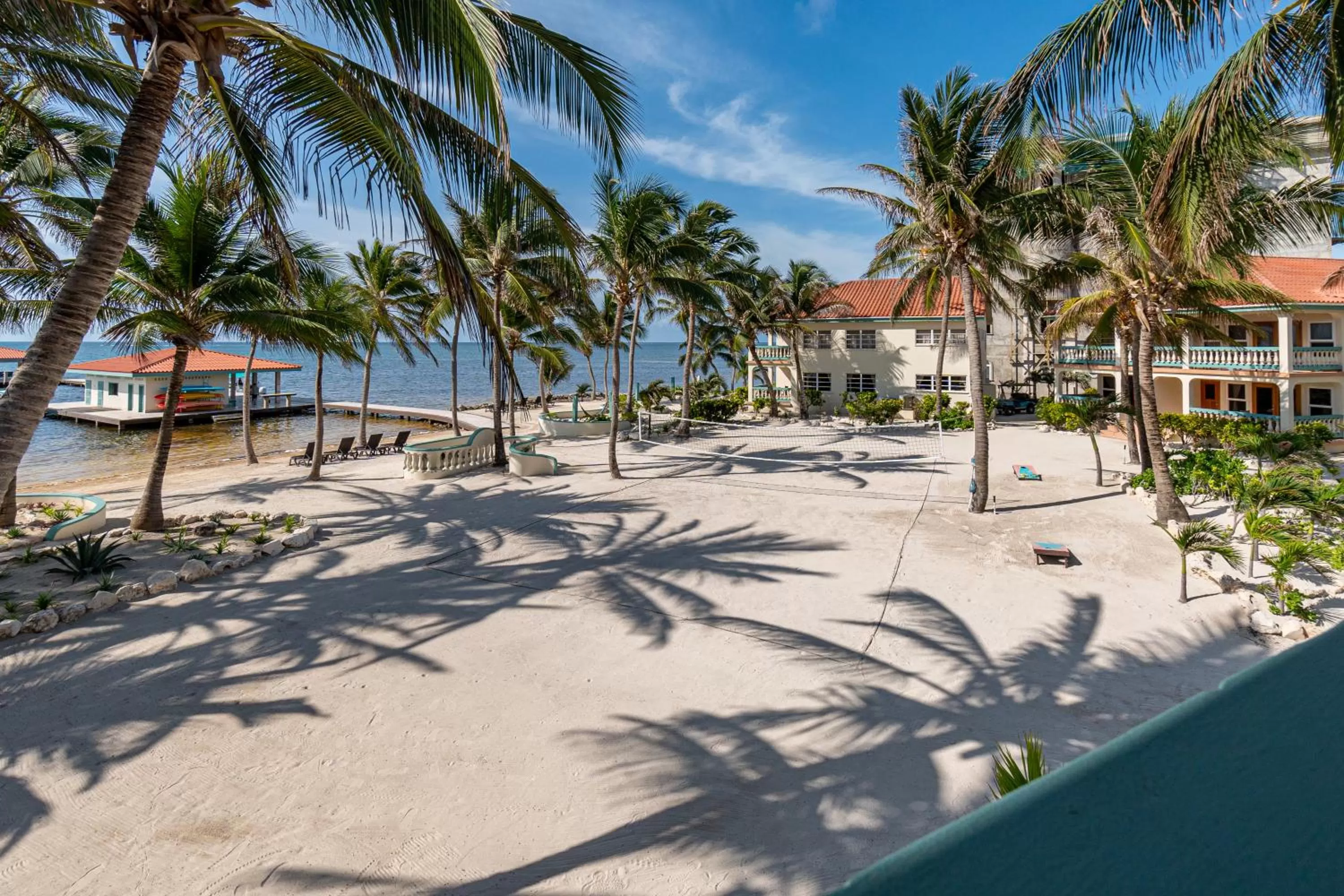 Sea view in Belizean Shores Resort