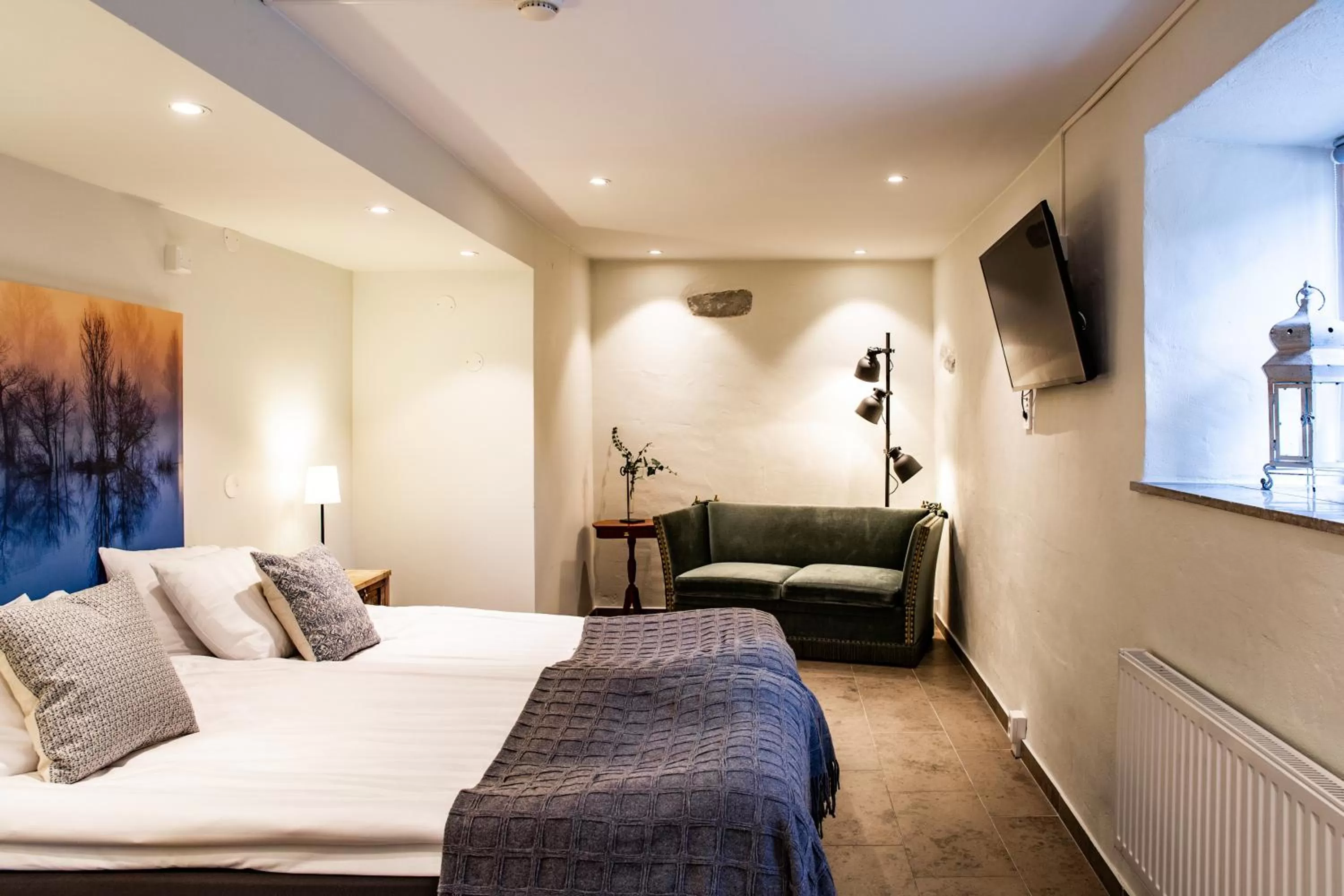 Bed in Hotell Breda Blick