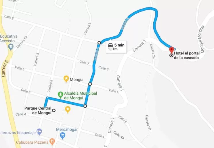 Bird's-eye View in Portal de la Cascada - Mongui