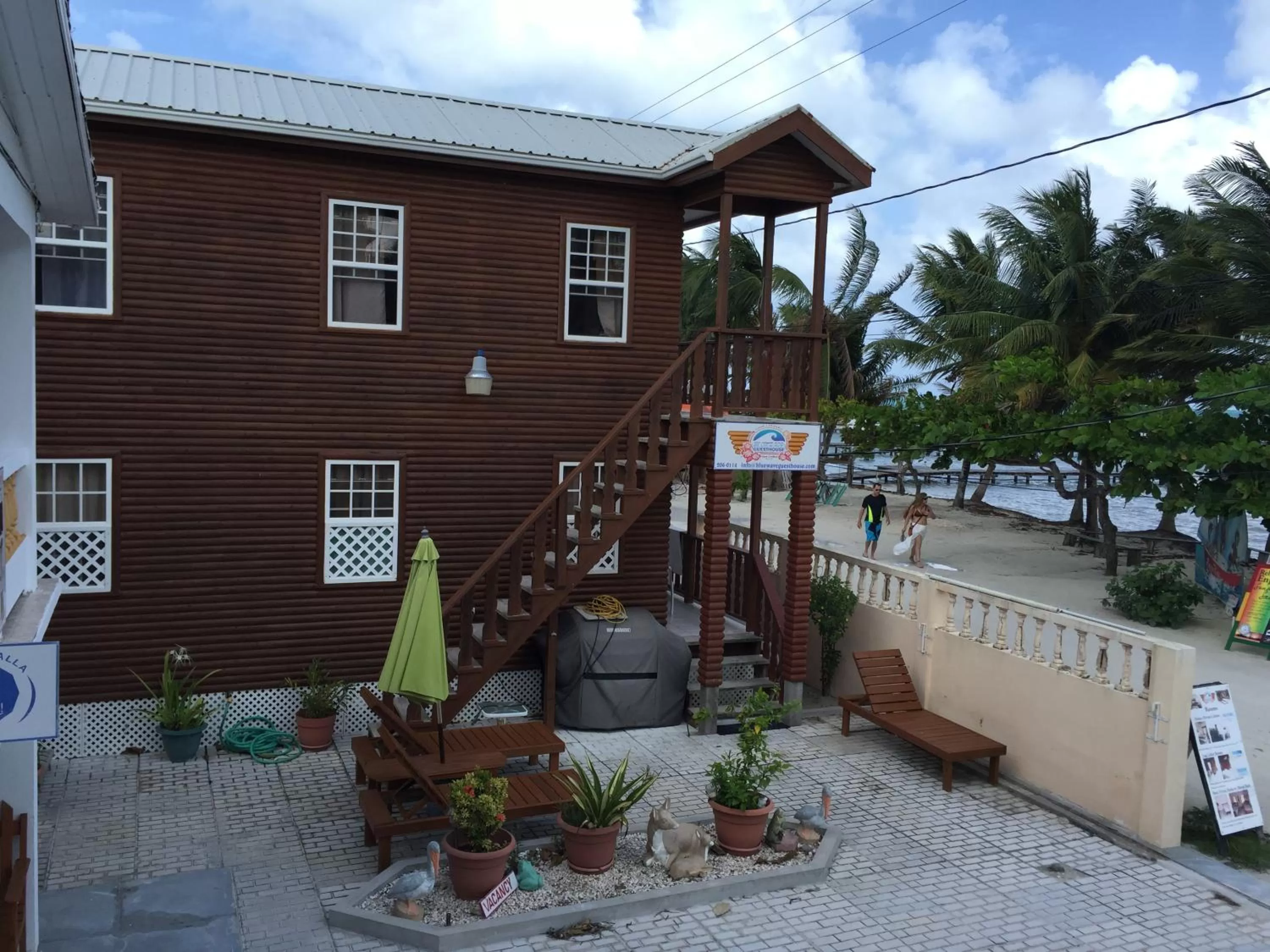 Beach, Property Building in Blue Wave Guest House