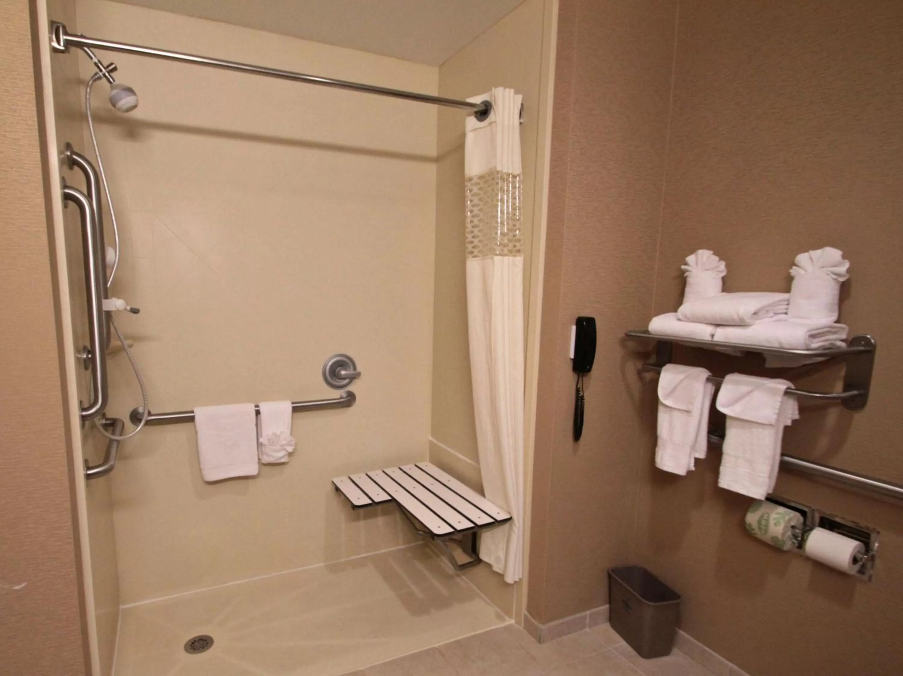 Bathroom in Hampton Inn Hampton-Newport News