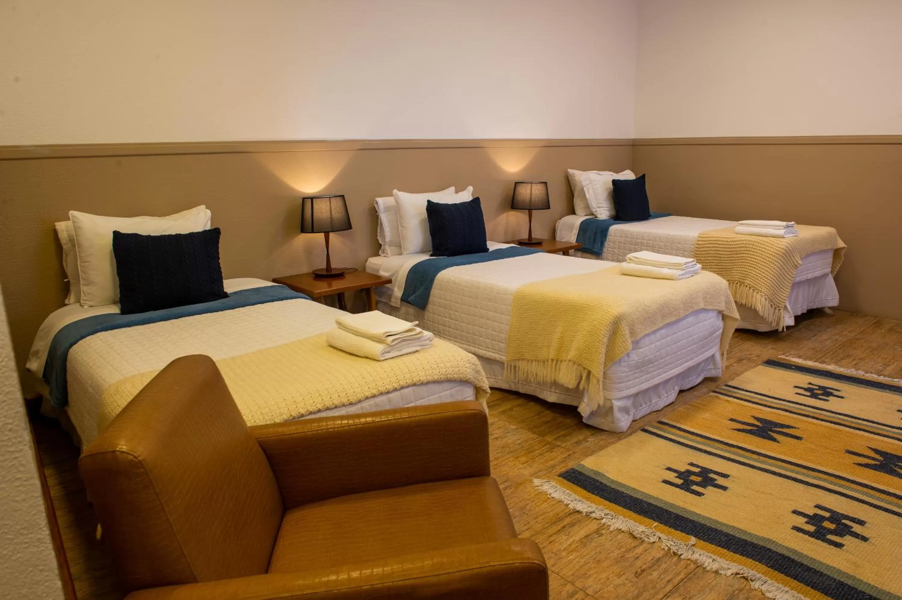 Bed in Pousada das Lavandas