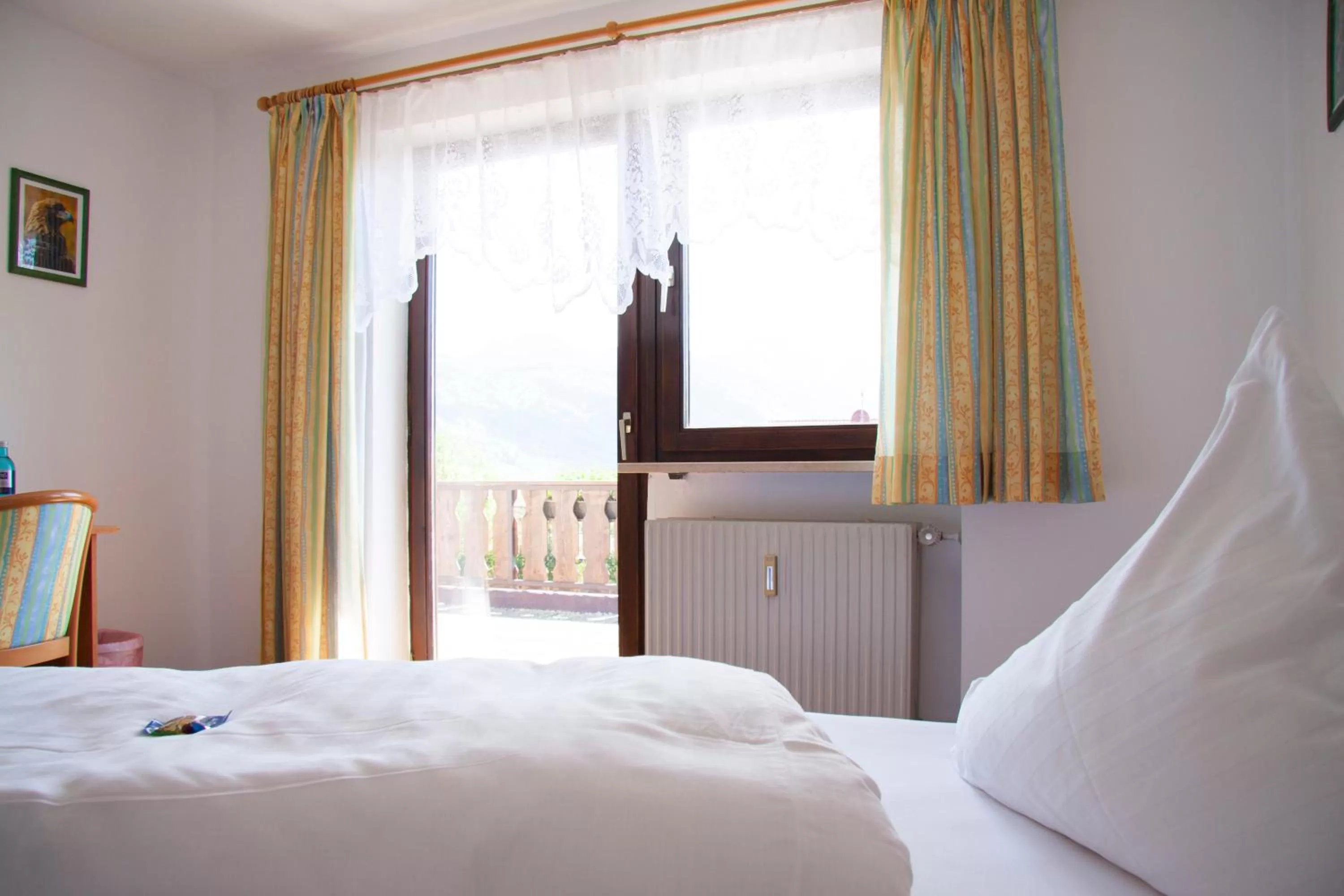 Balcony/Terrace, Bed in Hotel Alpenblick Berghof