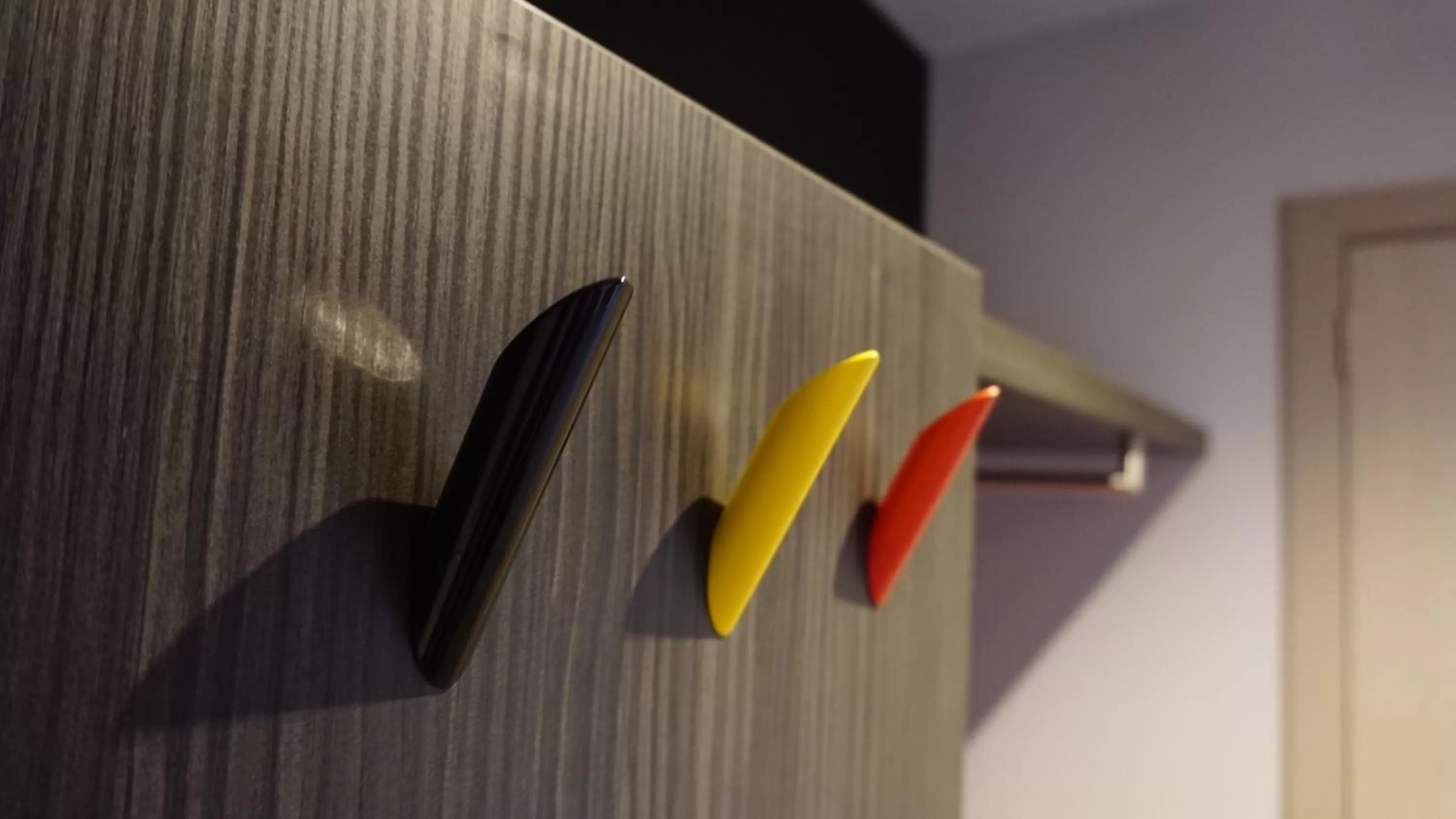 Decorative detail in Martin's Red