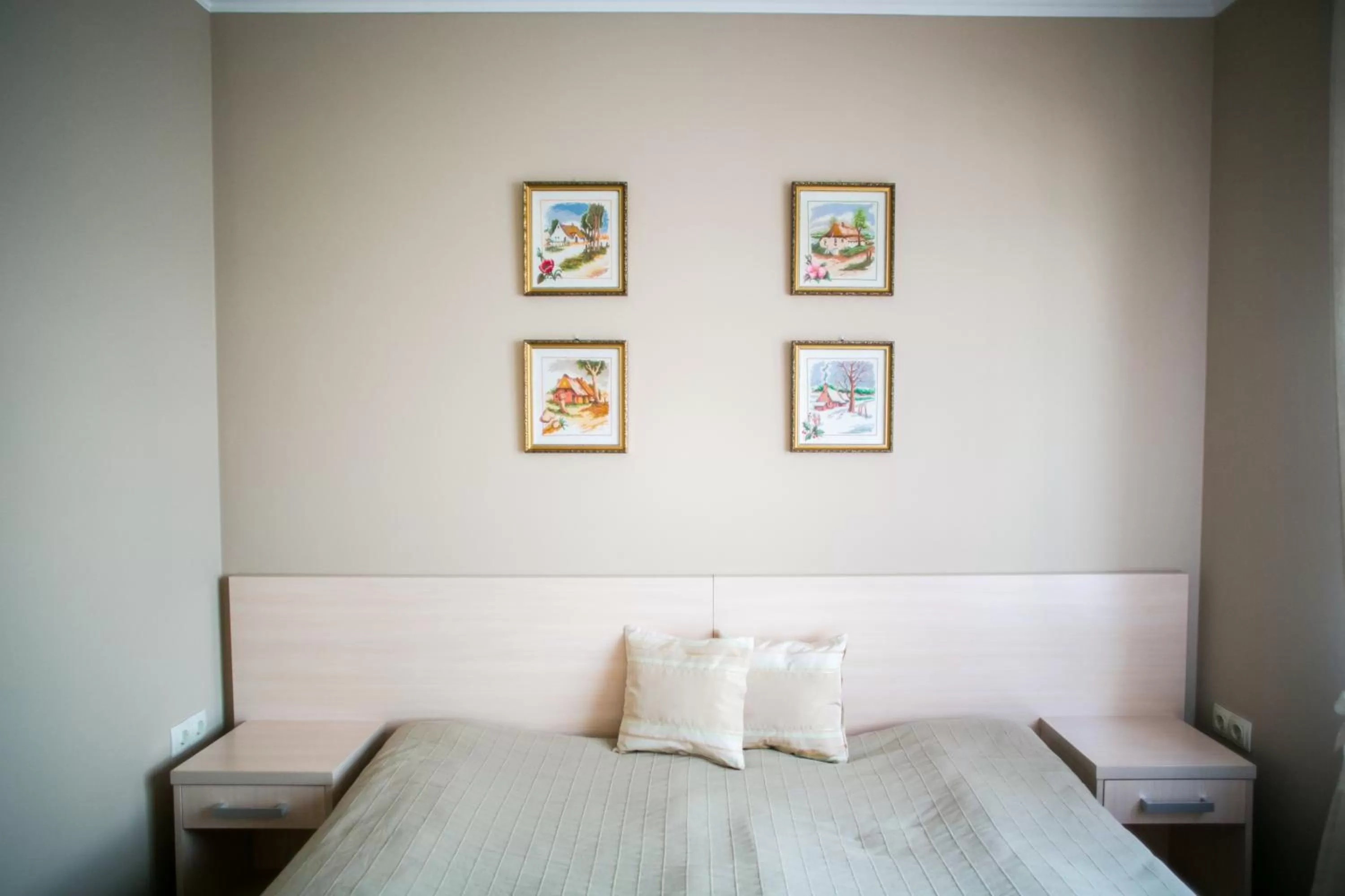 Bed in Tulipan Hotel Aquapark