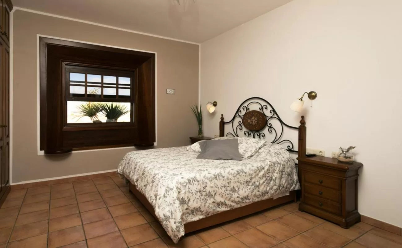 Bed in Villa El Jable Lanzarote