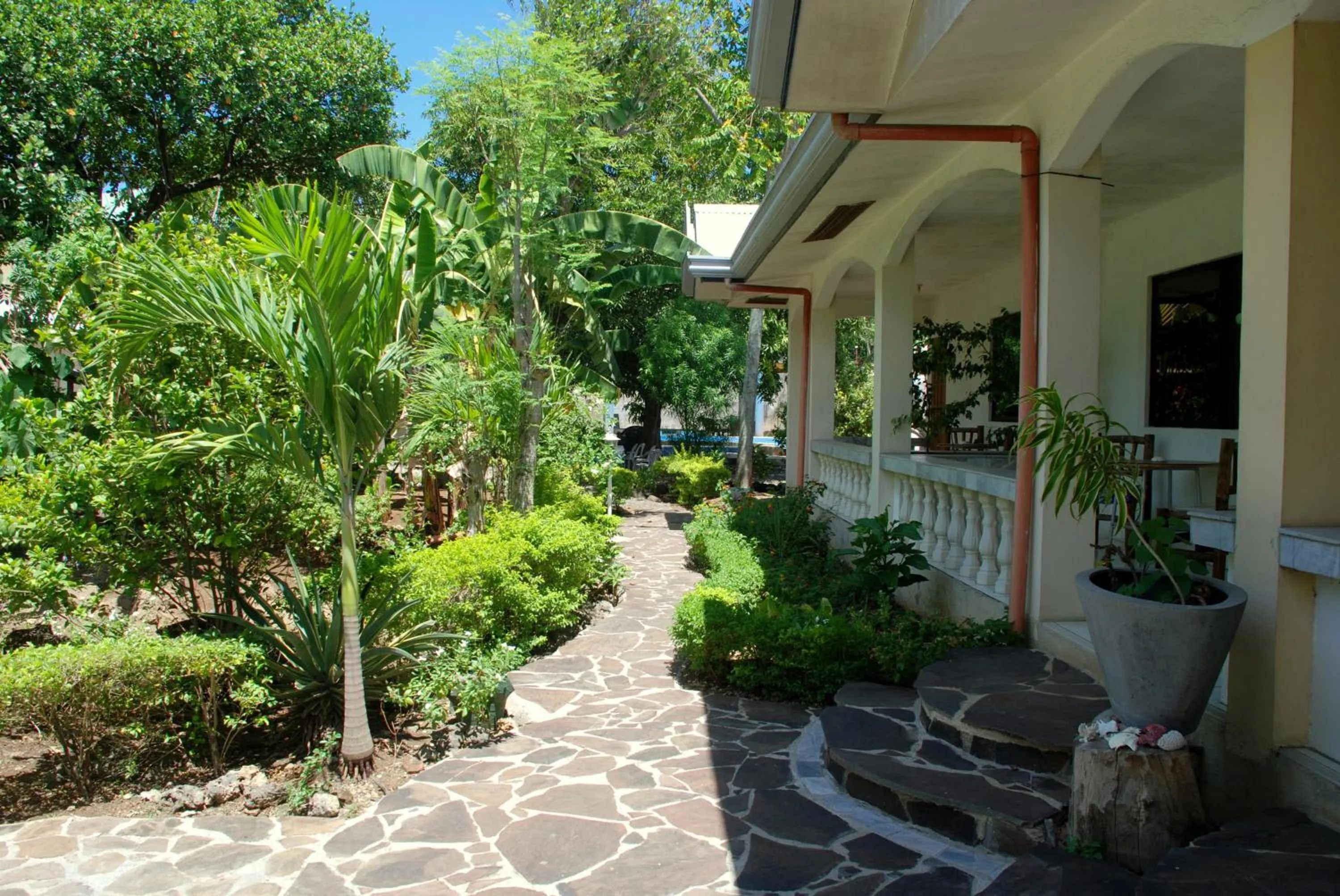 Garden in Lapu-Lapu Cottages & Restaurant