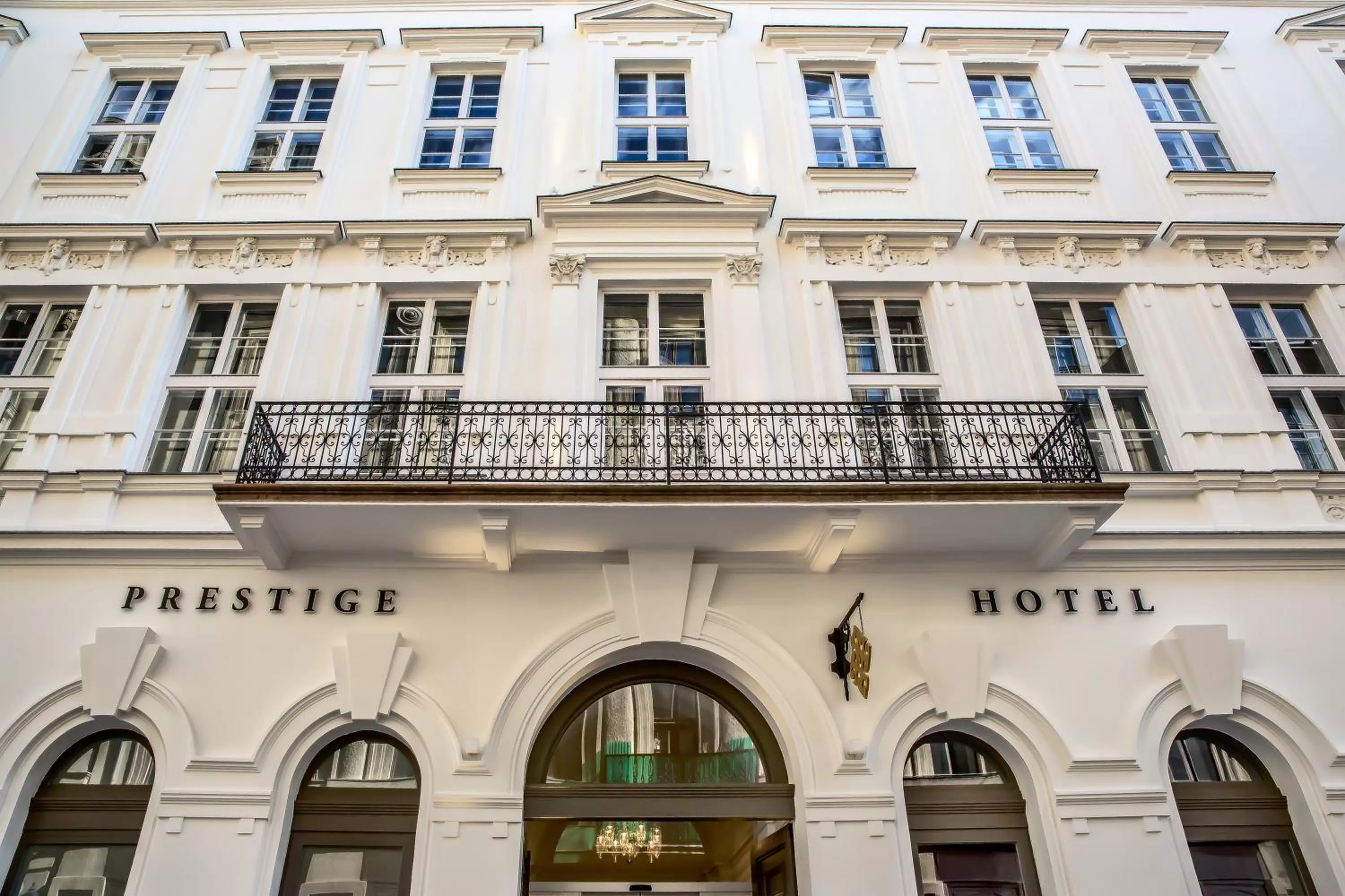 Property building in Prestige Hotel Budapest