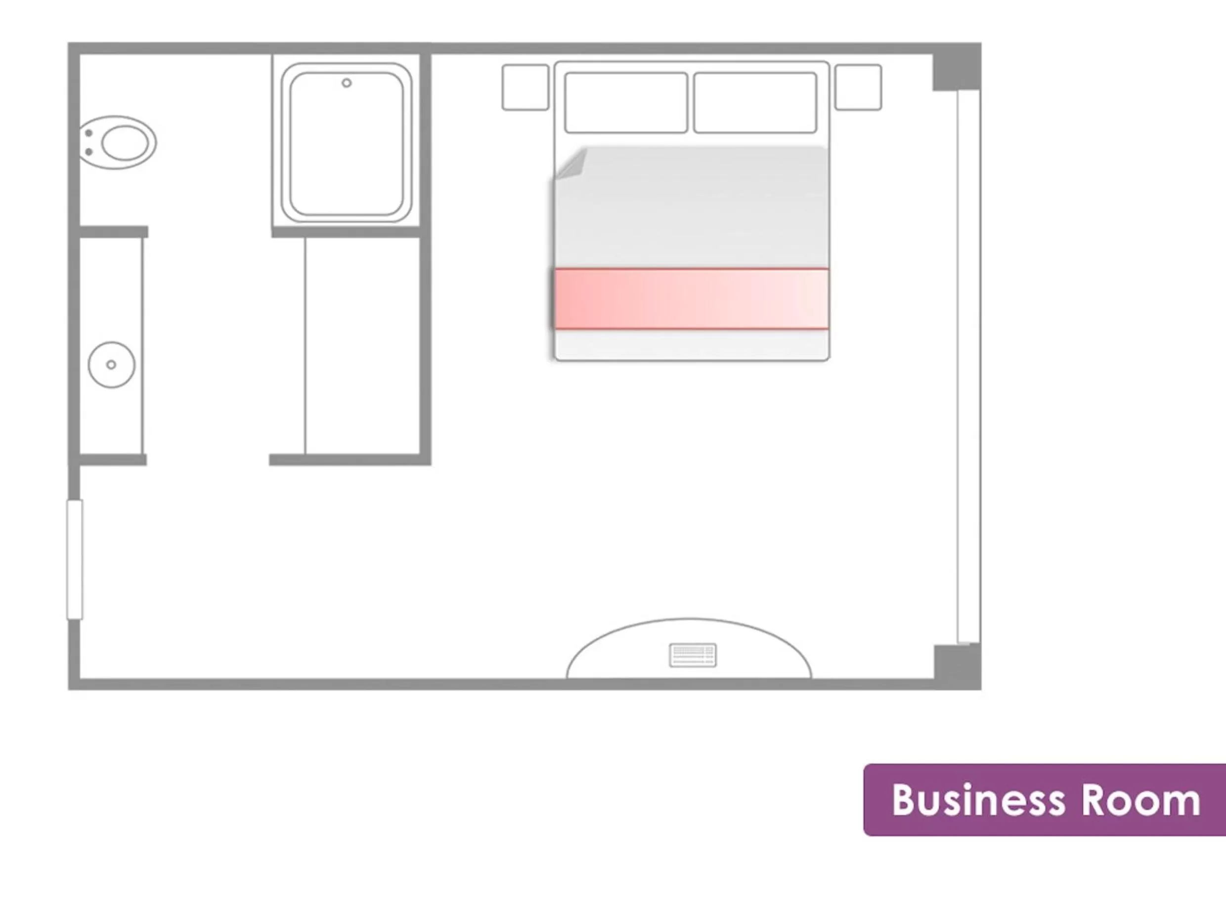 Floor plan in Airport Hotel Basel - Convenient & Friendly